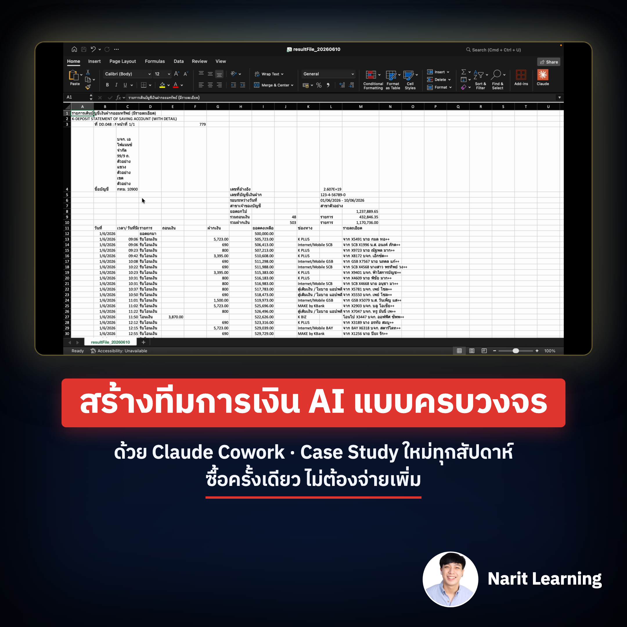 Narit Learning Facebook ad