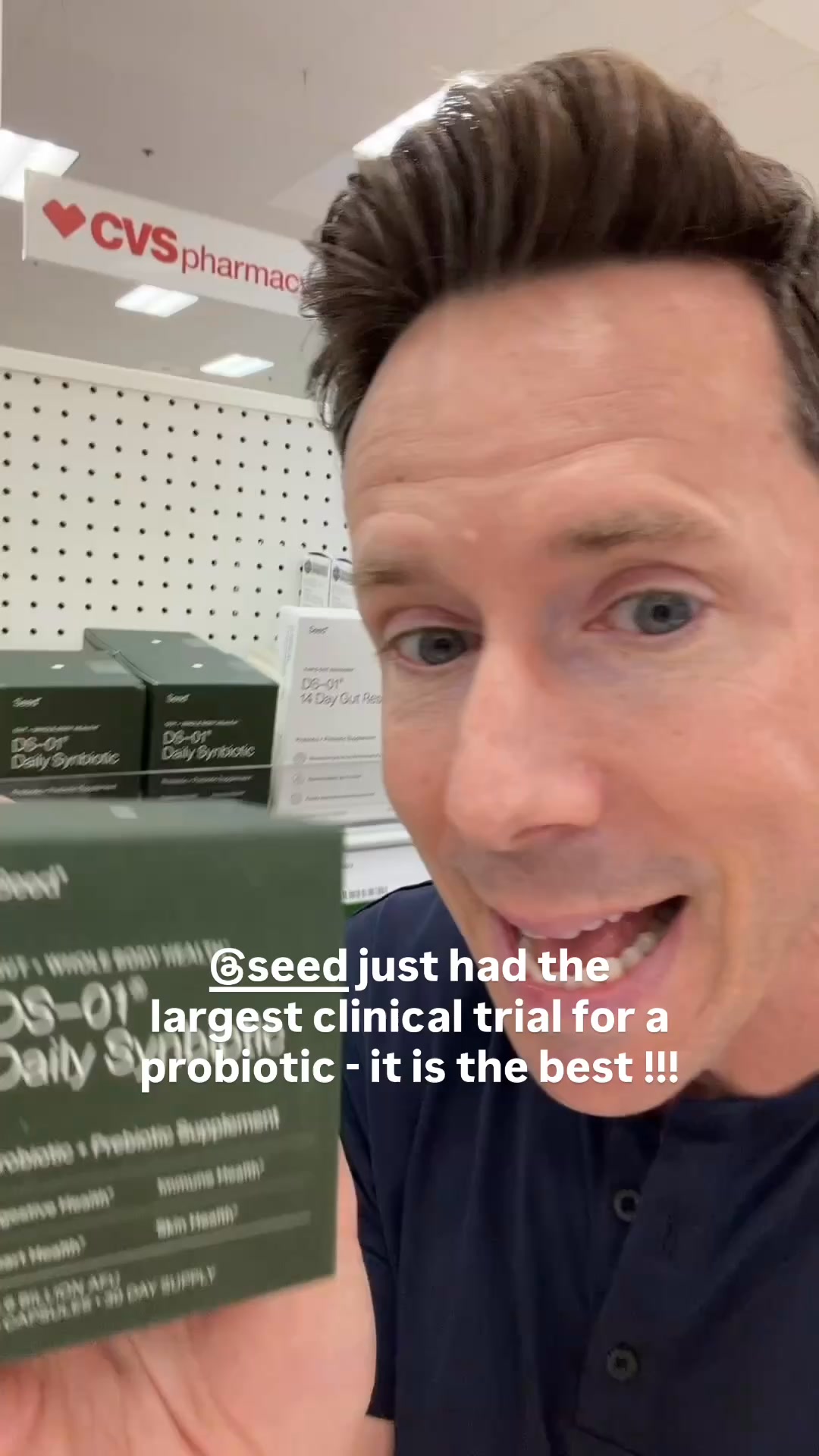 Seed Facebook ad: Use code 25BOBBY for 25% off Seed!