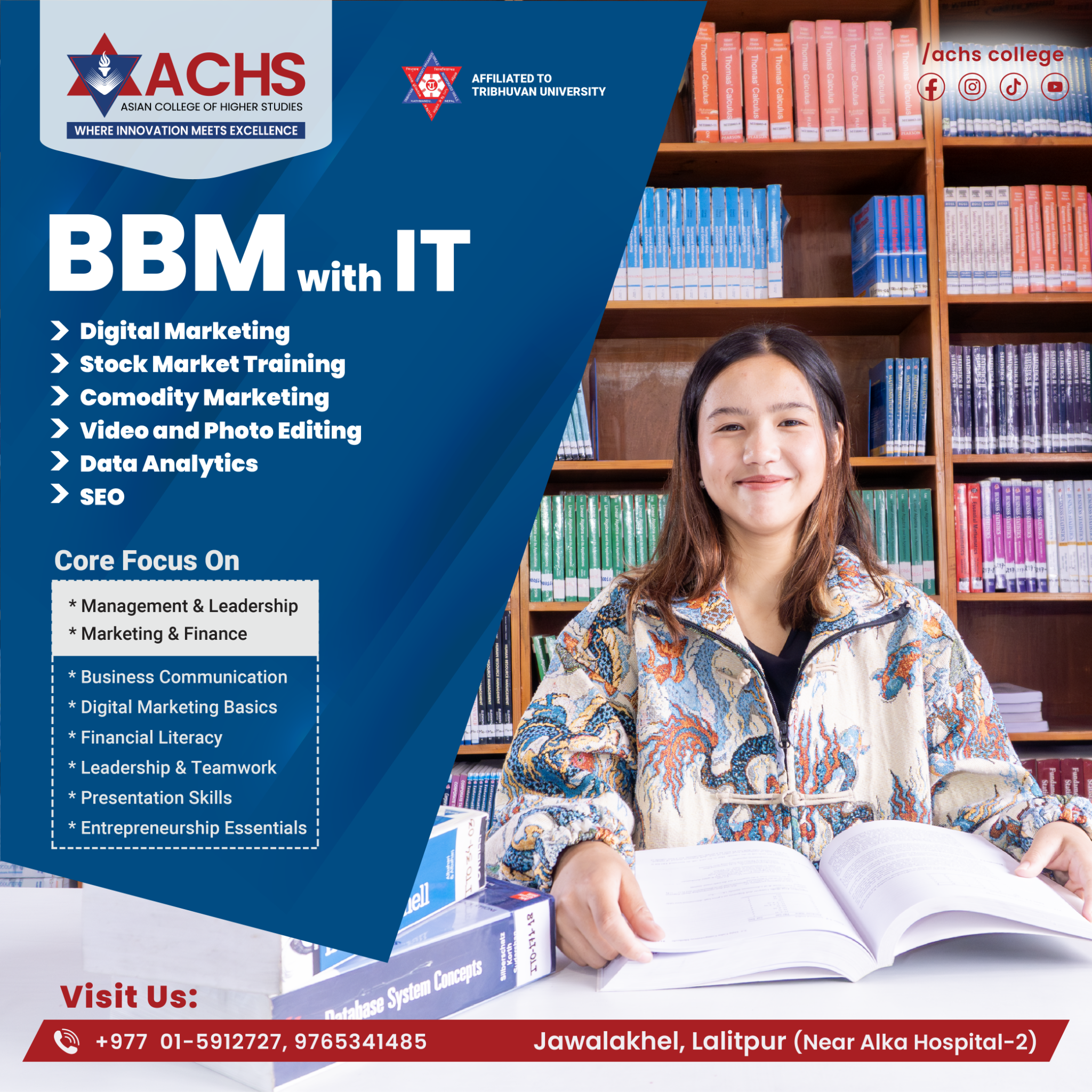 ACHS College Facebook ad