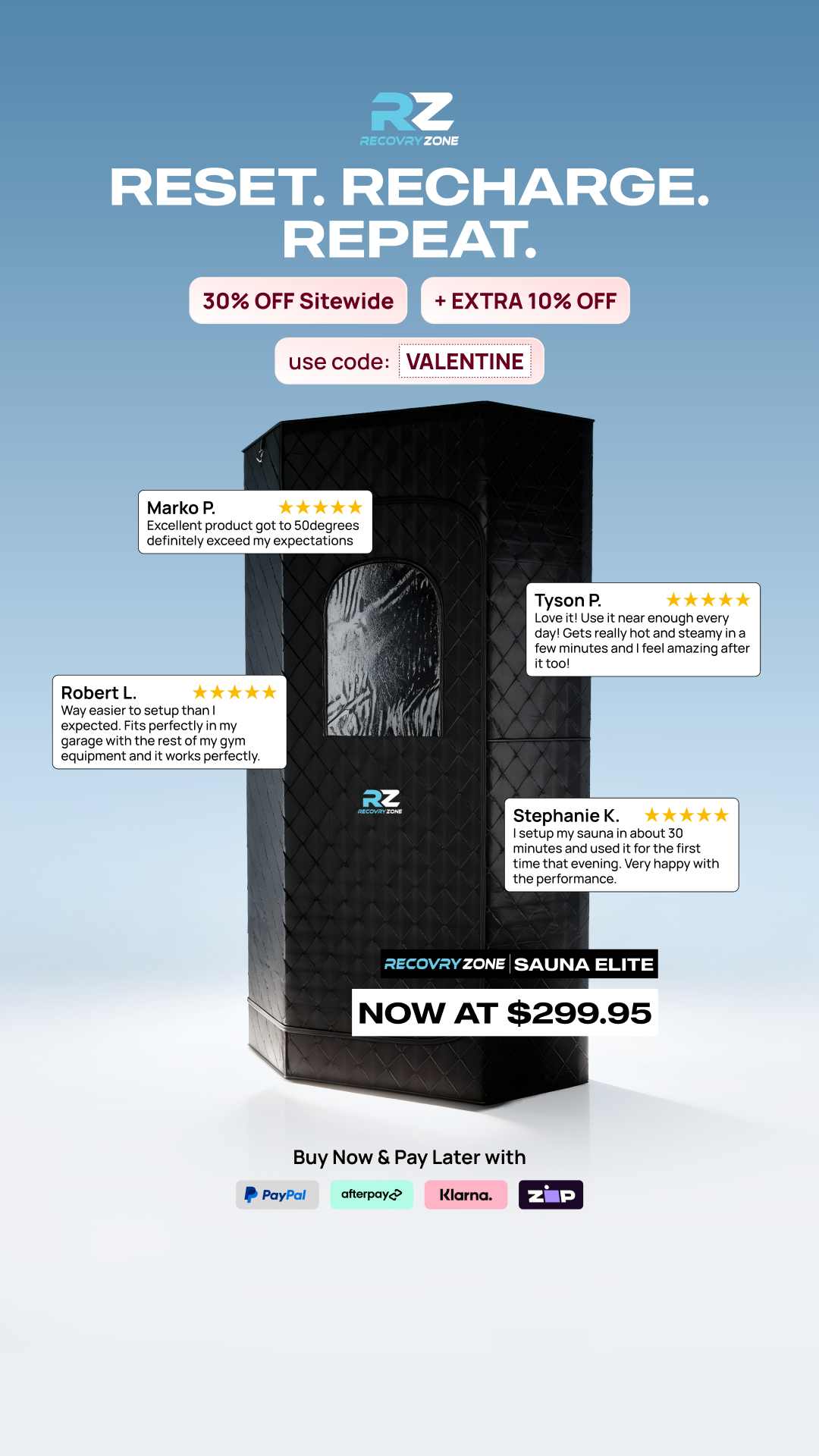 Recovry Zone Facebook ad