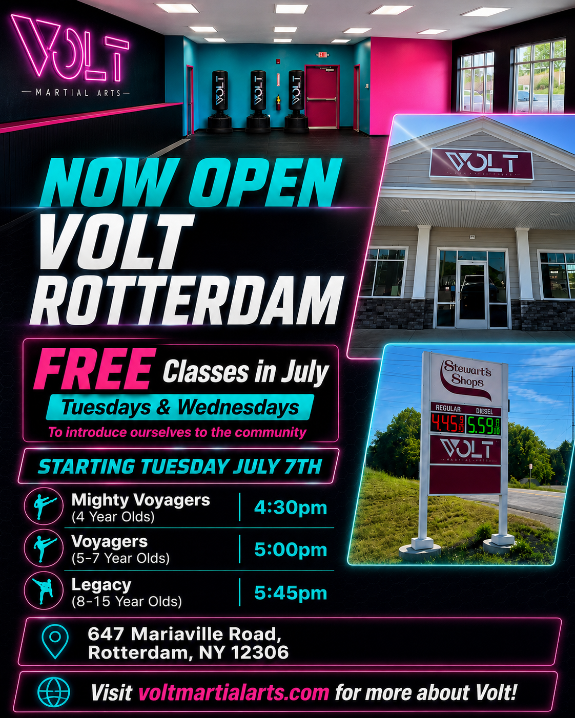 Volt Martial Arts.Rotterdam Facebook ad
