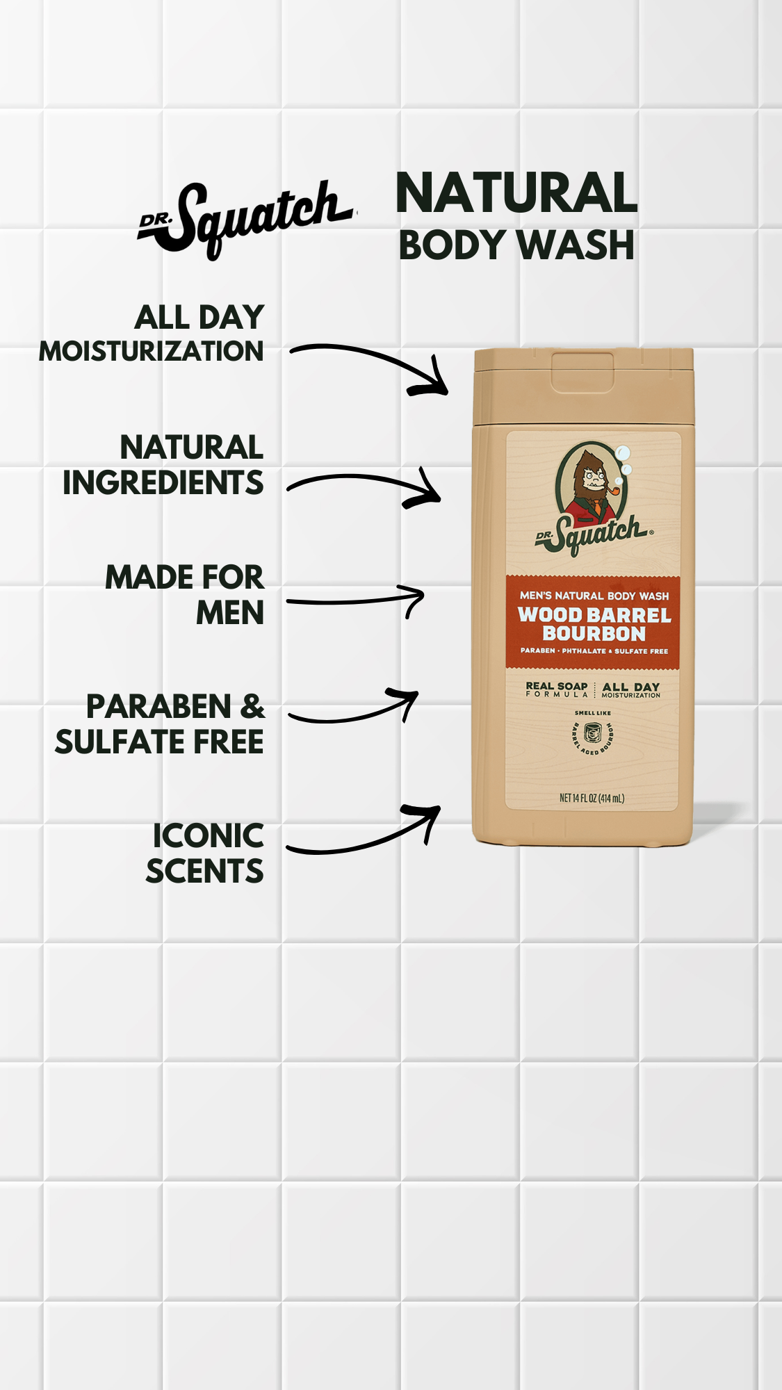 Dr. Squatch Facebook ad