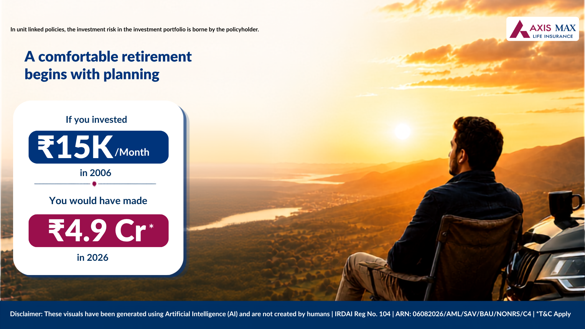 Axis Max Life Insurance Facebook ad