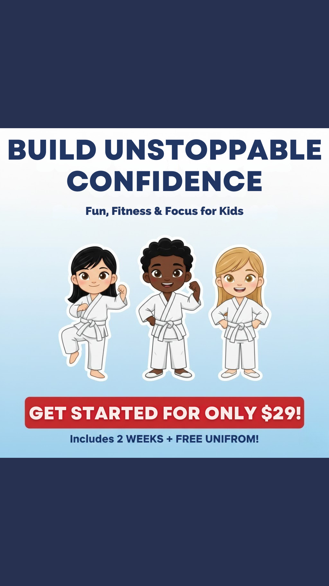 Samurai Karate Dojo Facebook ad