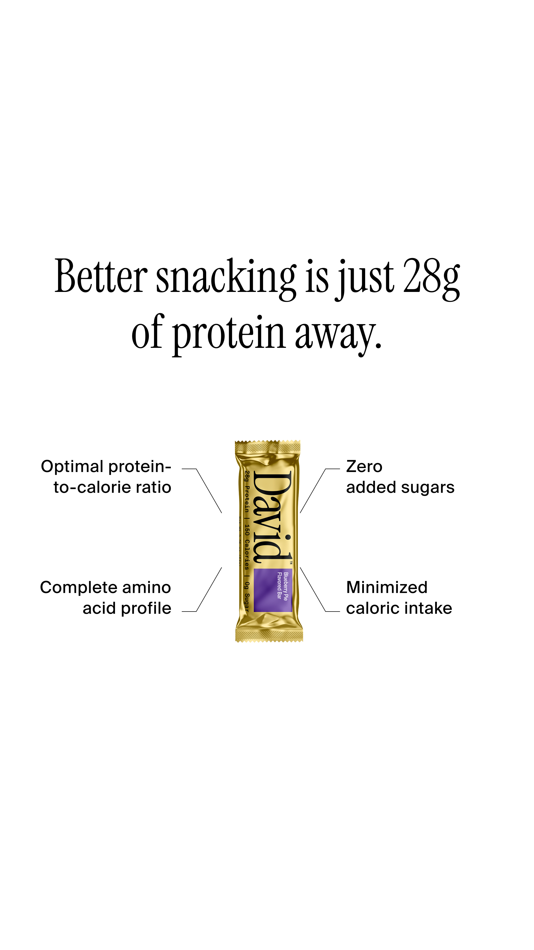David Protein Facebook ad
