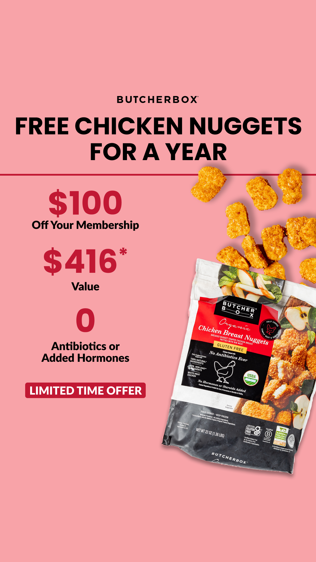 ButcherBox Facebook ad