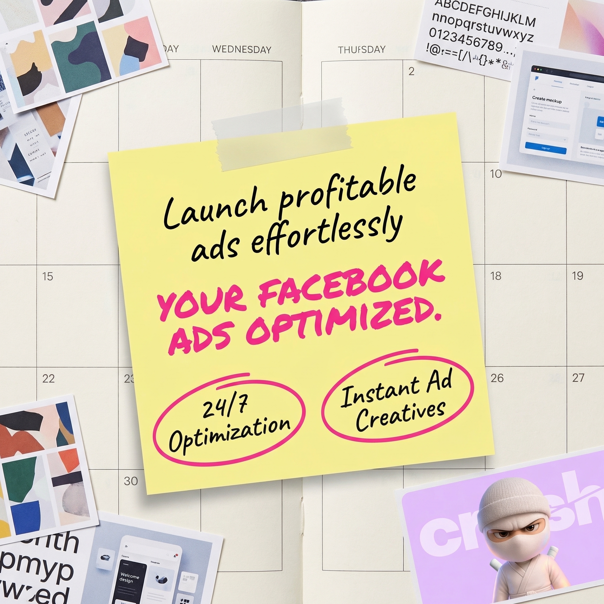 trycrush.ai Facebook ad