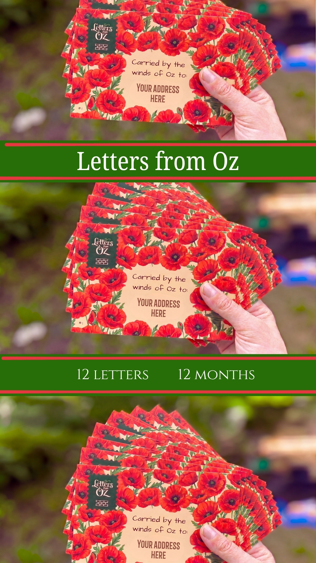 Letters from Oz Facebook ad from Jul 29, 2026