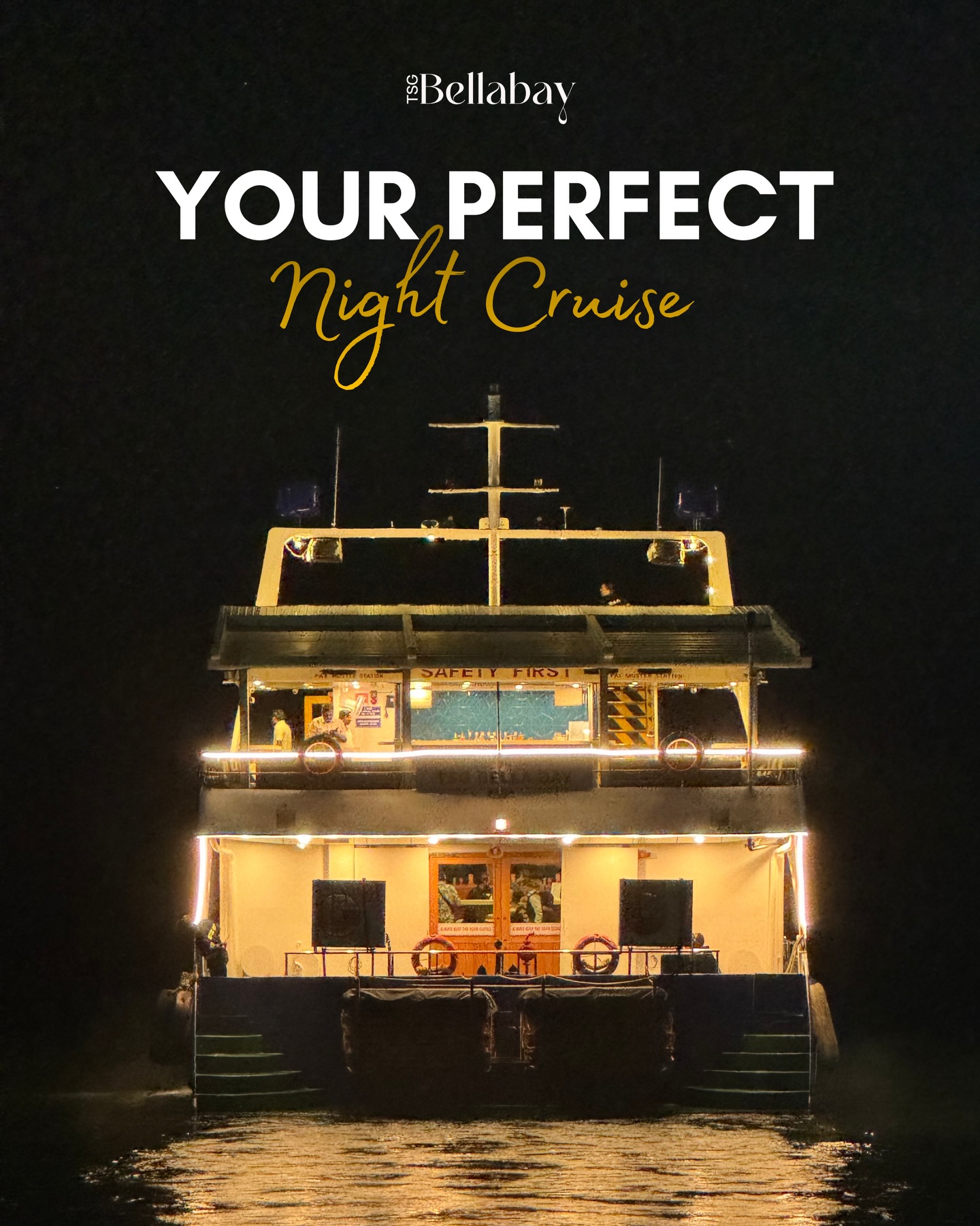 TSG BellaBay Facebook ad: From sunsets to dinners to dancing nights