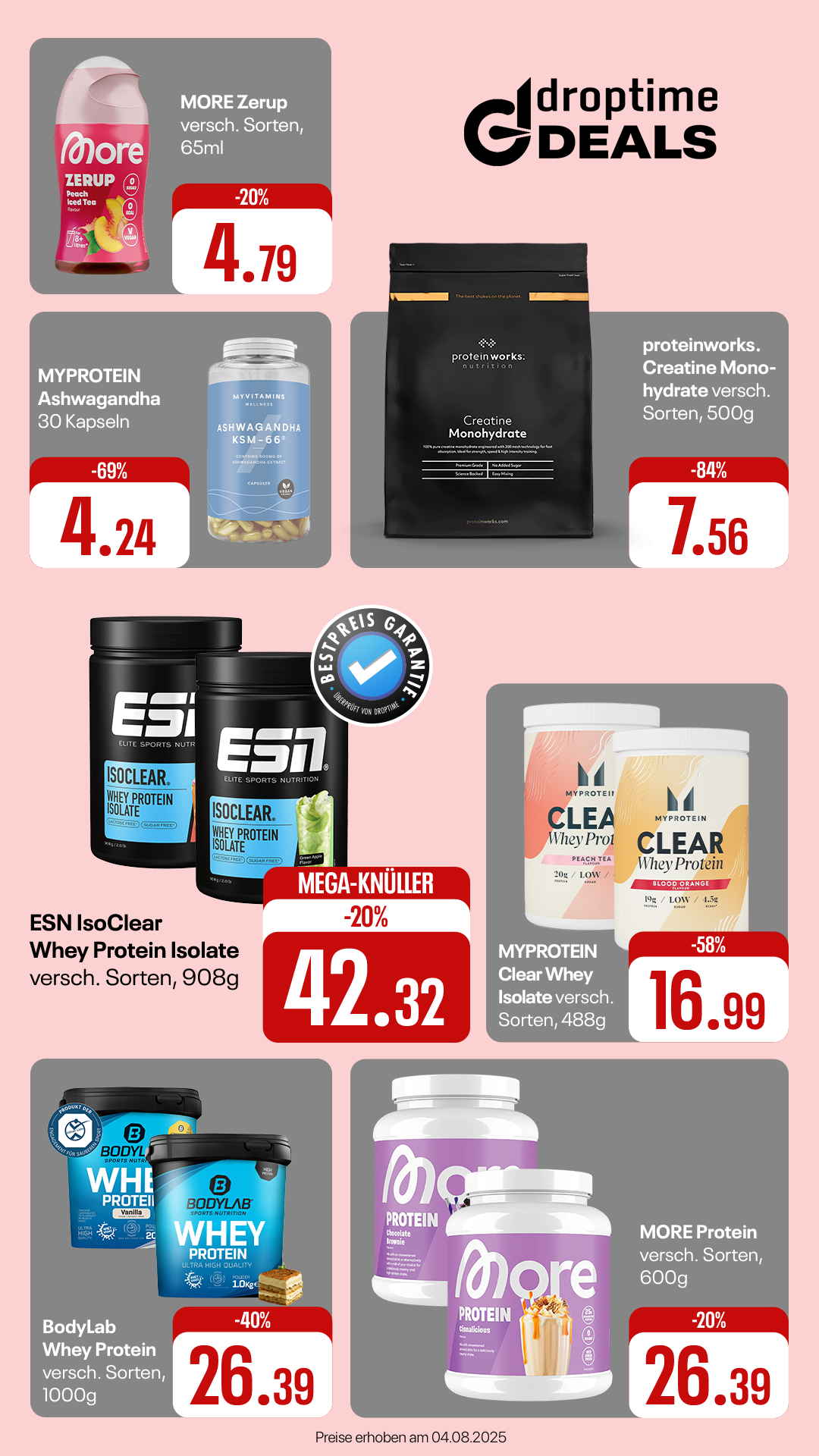 Droptime - Supplements Facebook ad