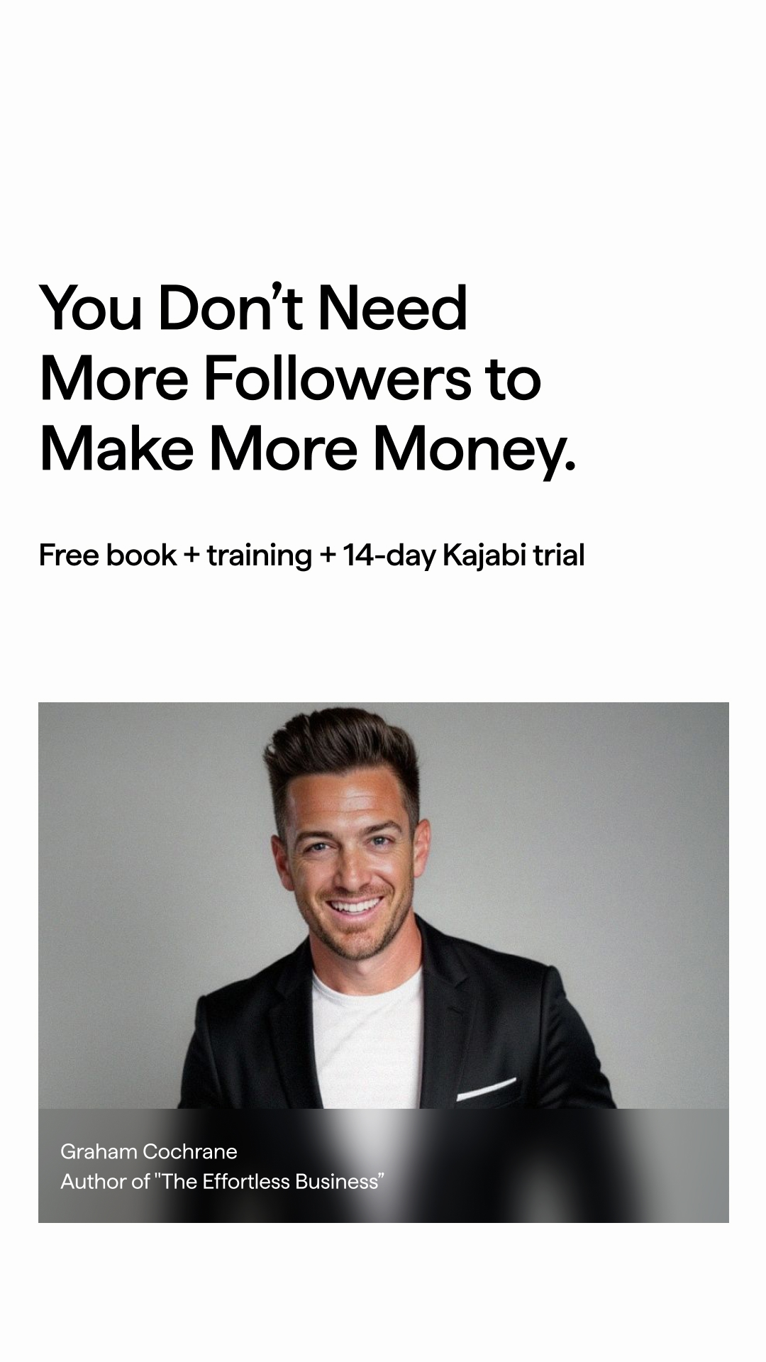 Kajabi Facebook ad