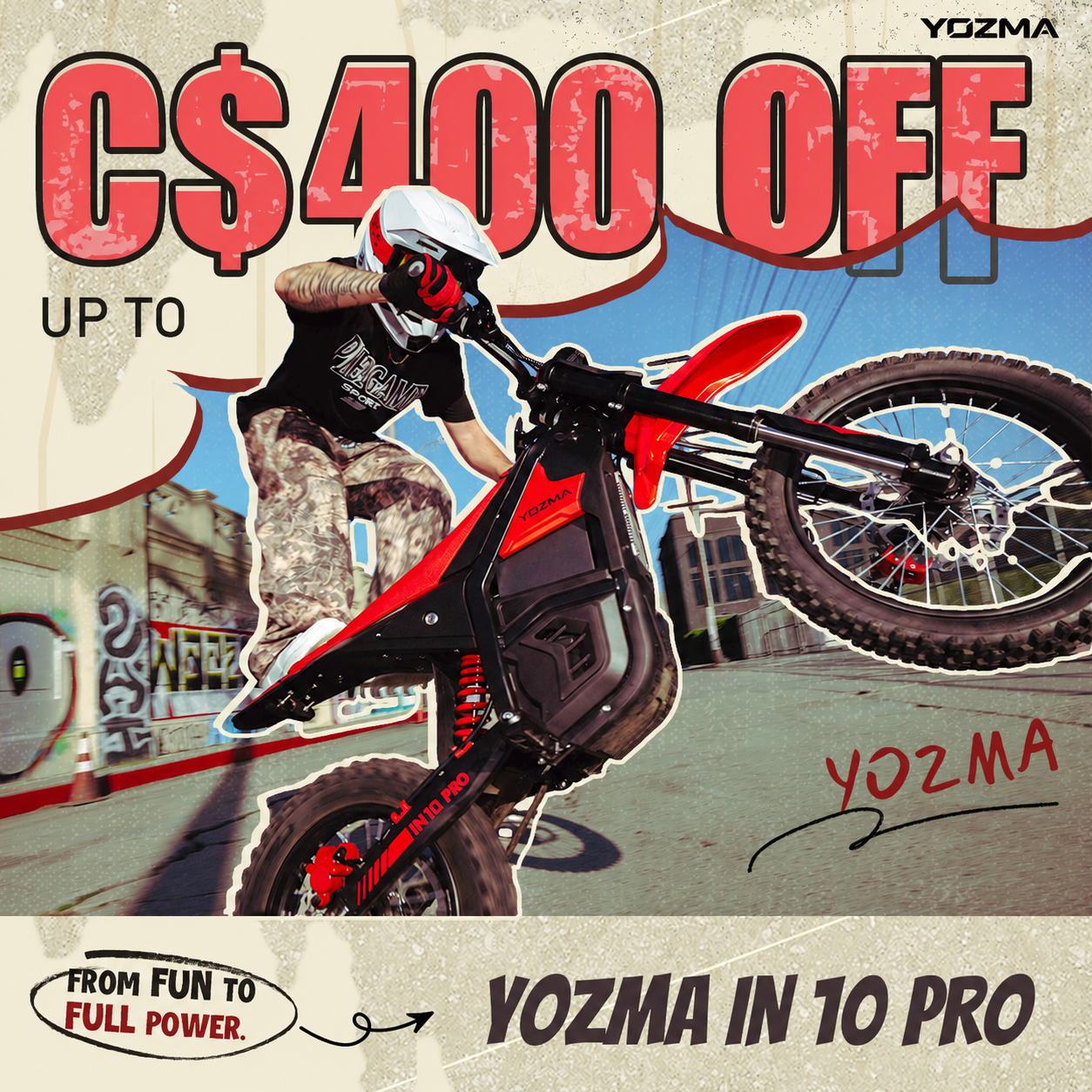 YozmaSport CA Facebook ad