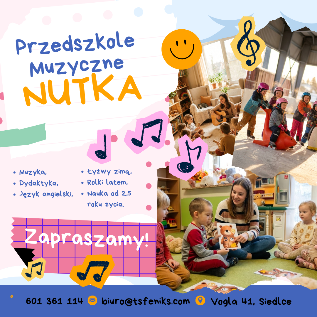 Przedszkole Muzyczne,Nutka Facebook ad: Nabór do przedszkola