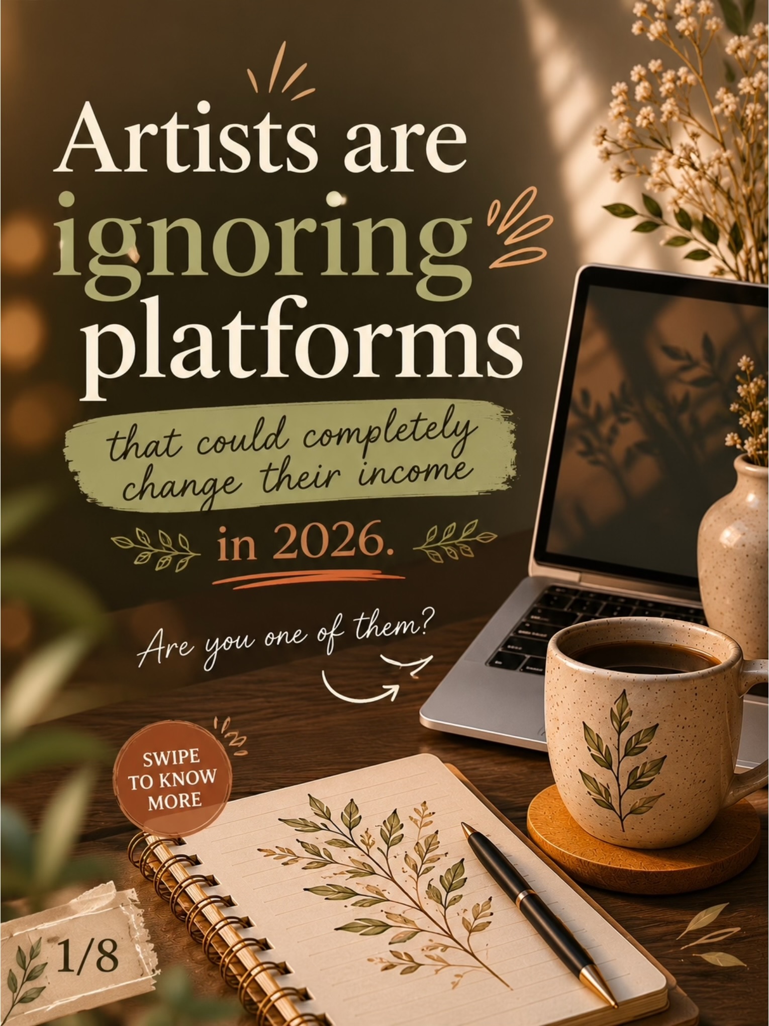 Ayu Studio Facebook ad: Artists in 2026 won’t just grow because of…