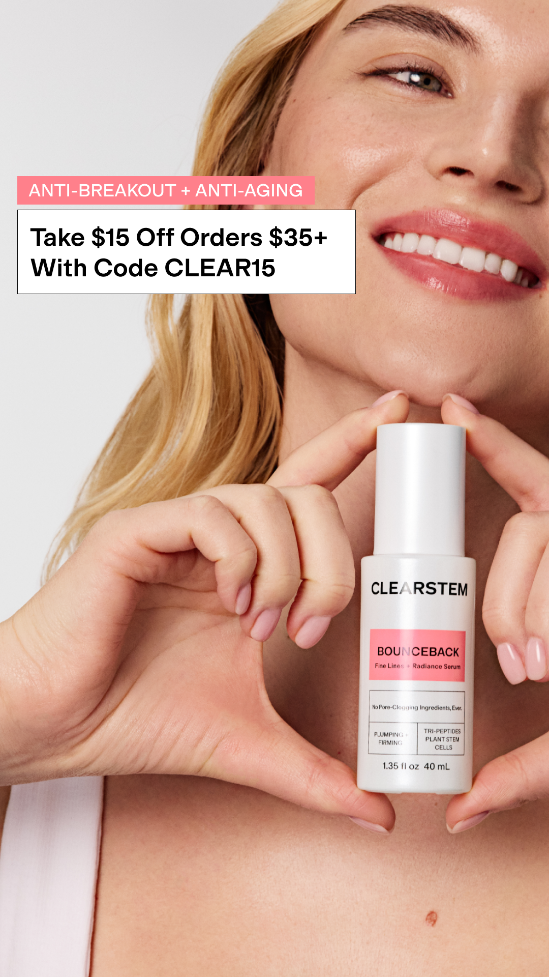 CLEARSTEM Skincare Facebook ad