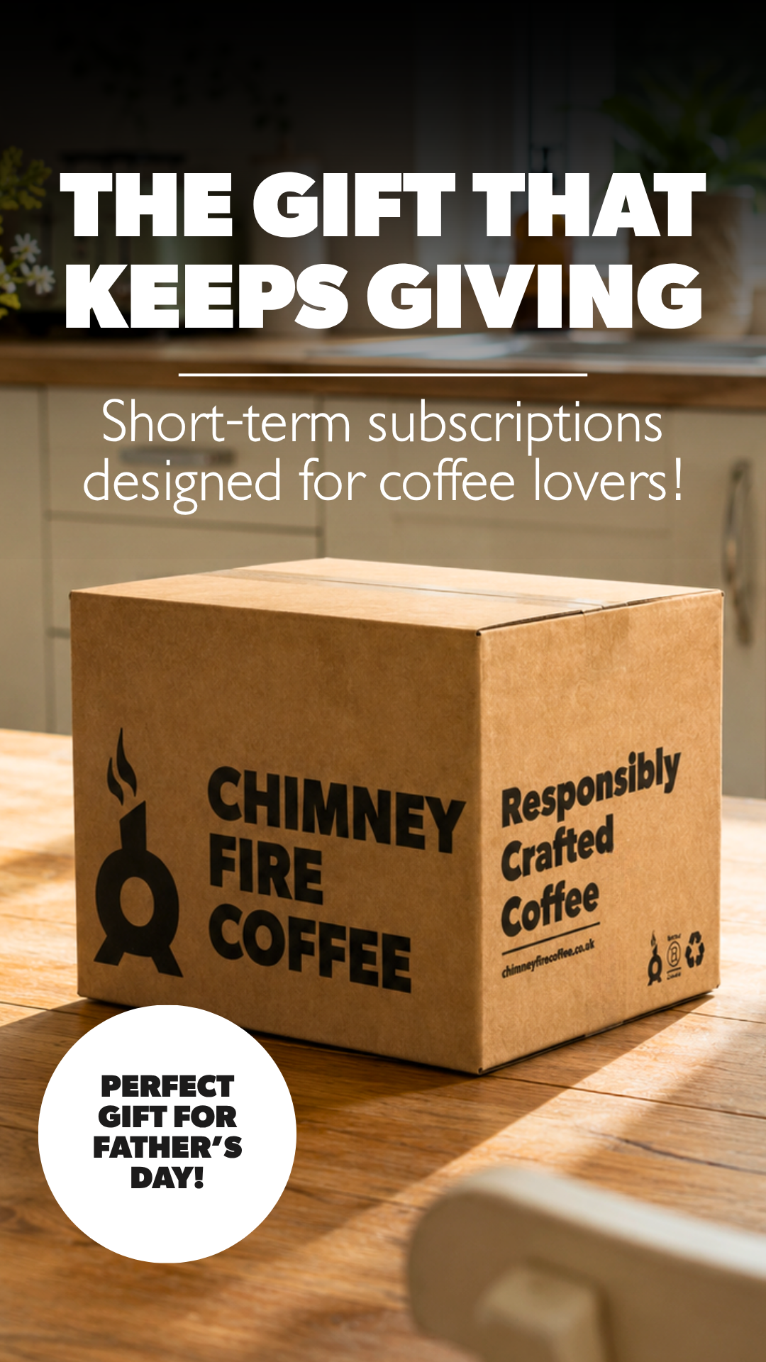 Chimney Fire Coffee Facebook ad