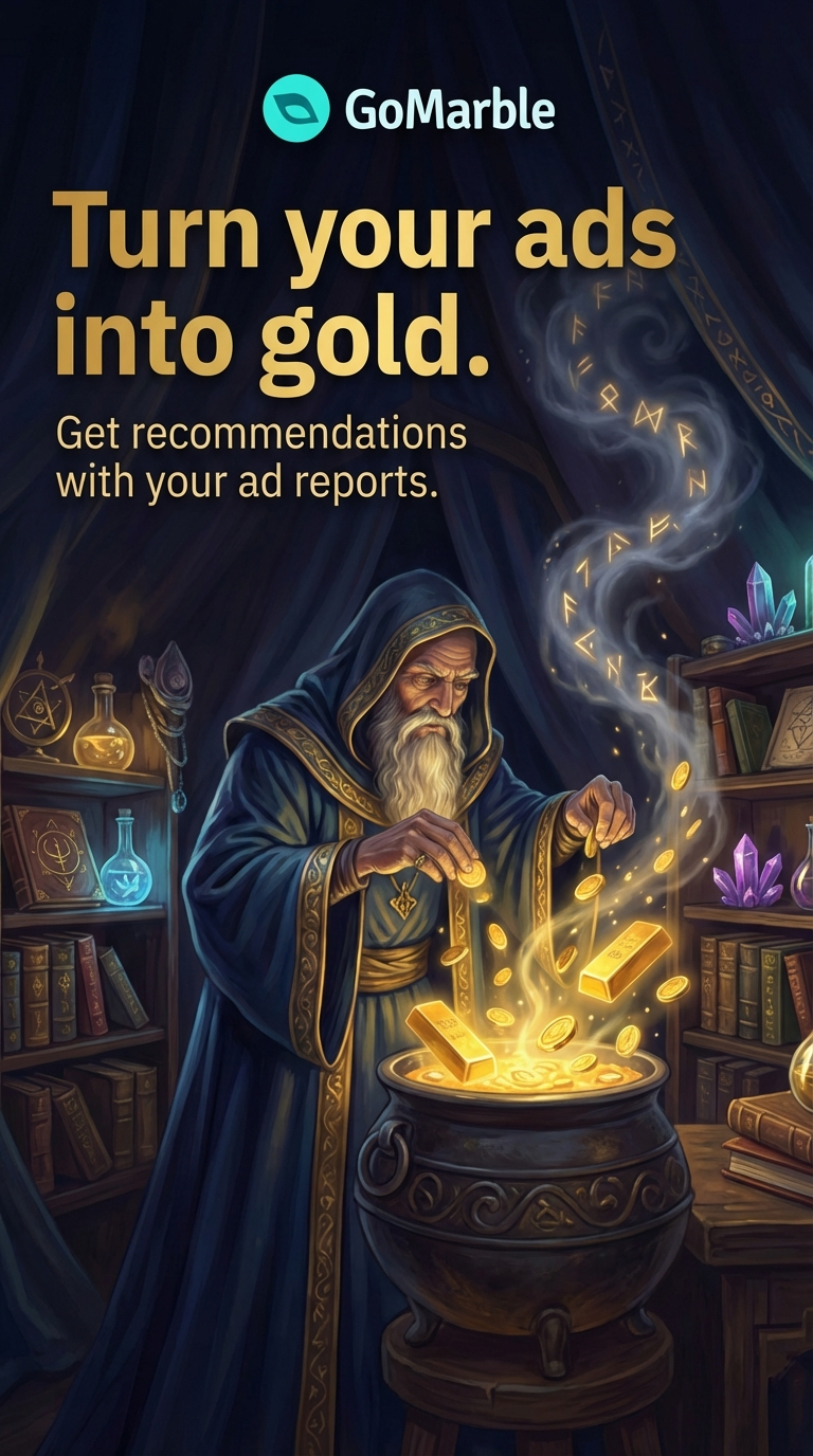 GoMarble.AI Facebook ad