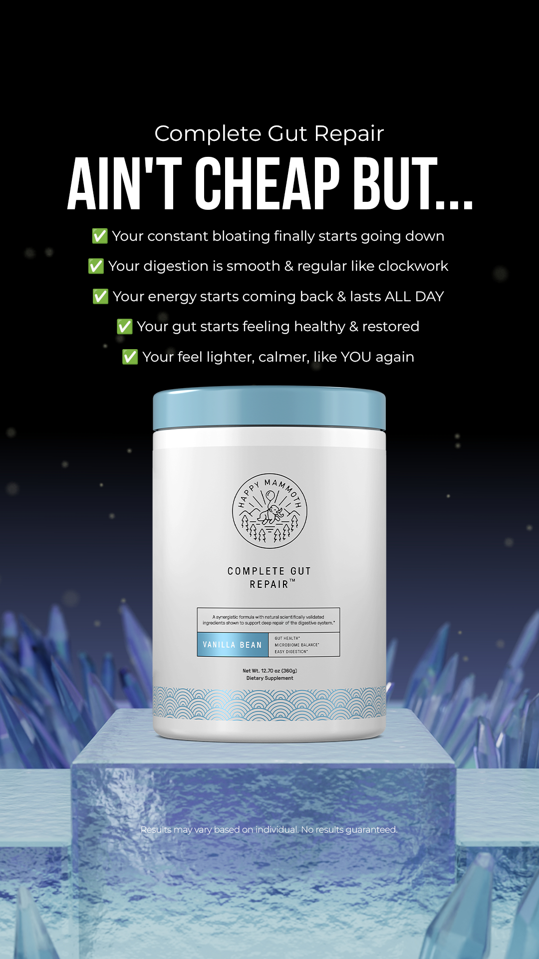 Healthy Living Facebook ad