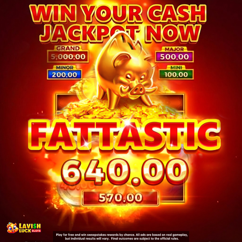 Lavish Luck Casino Facebook ad: Feeling Lucky? Spin the Reels and Chase the Fortune!