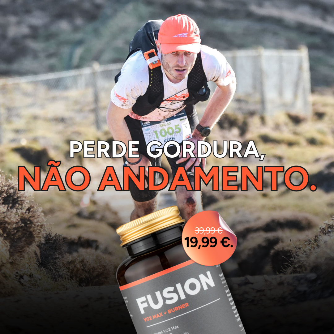 4Endurance Portugal Facebook ad: Perde gordura, não rendimento.
