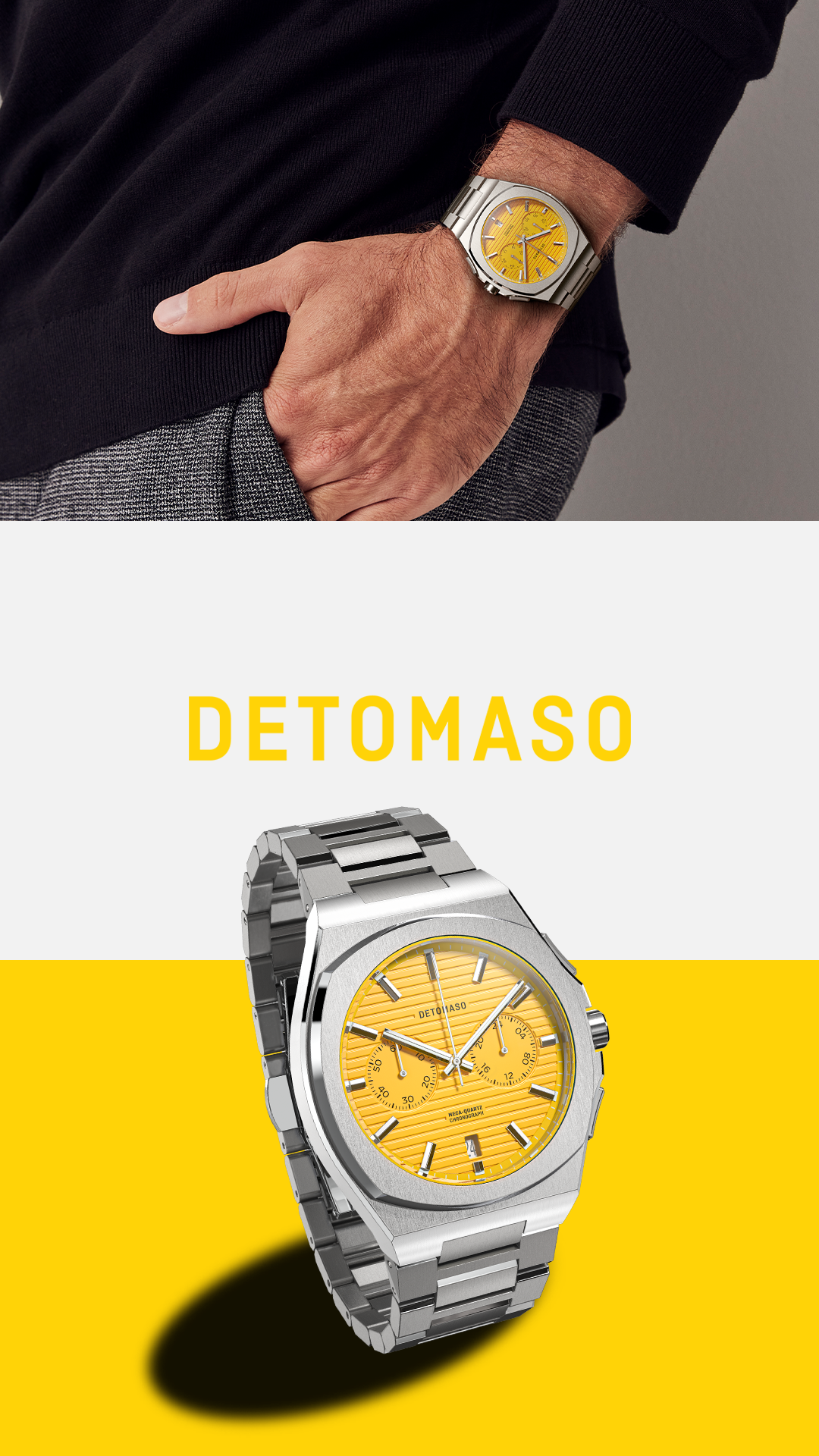 DETOMASO WATCHES Facebook ad