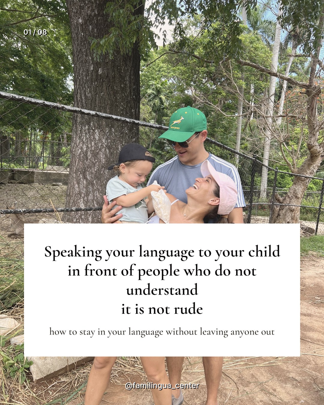 FamiLingua Facebook ad: The fear shows up before the baby can…
