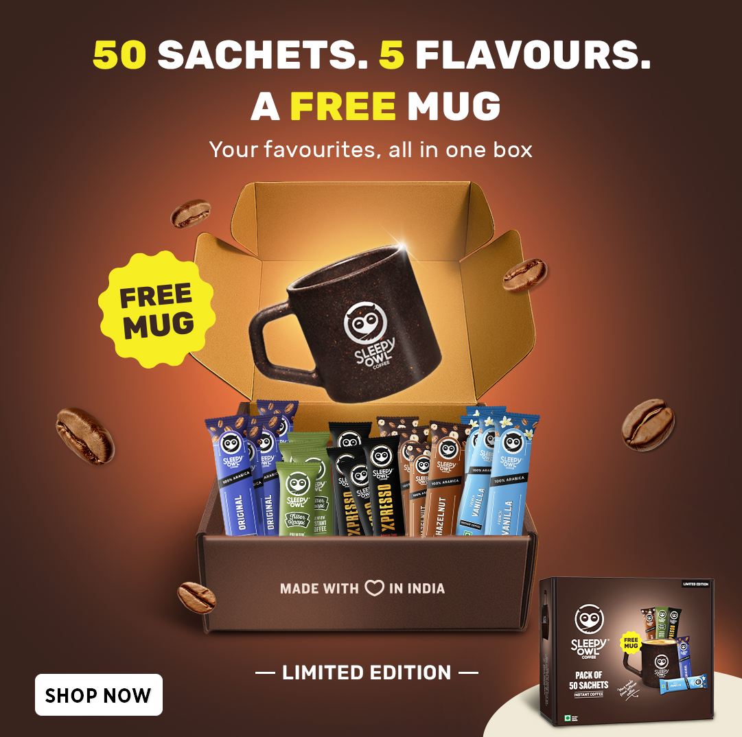 Sleepy Owl Coffee Facebook ad