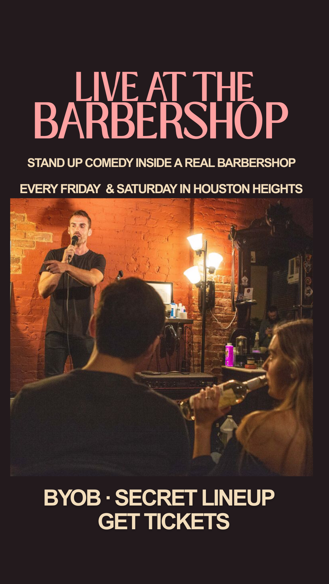 Live at the Barbershop Facebook ad