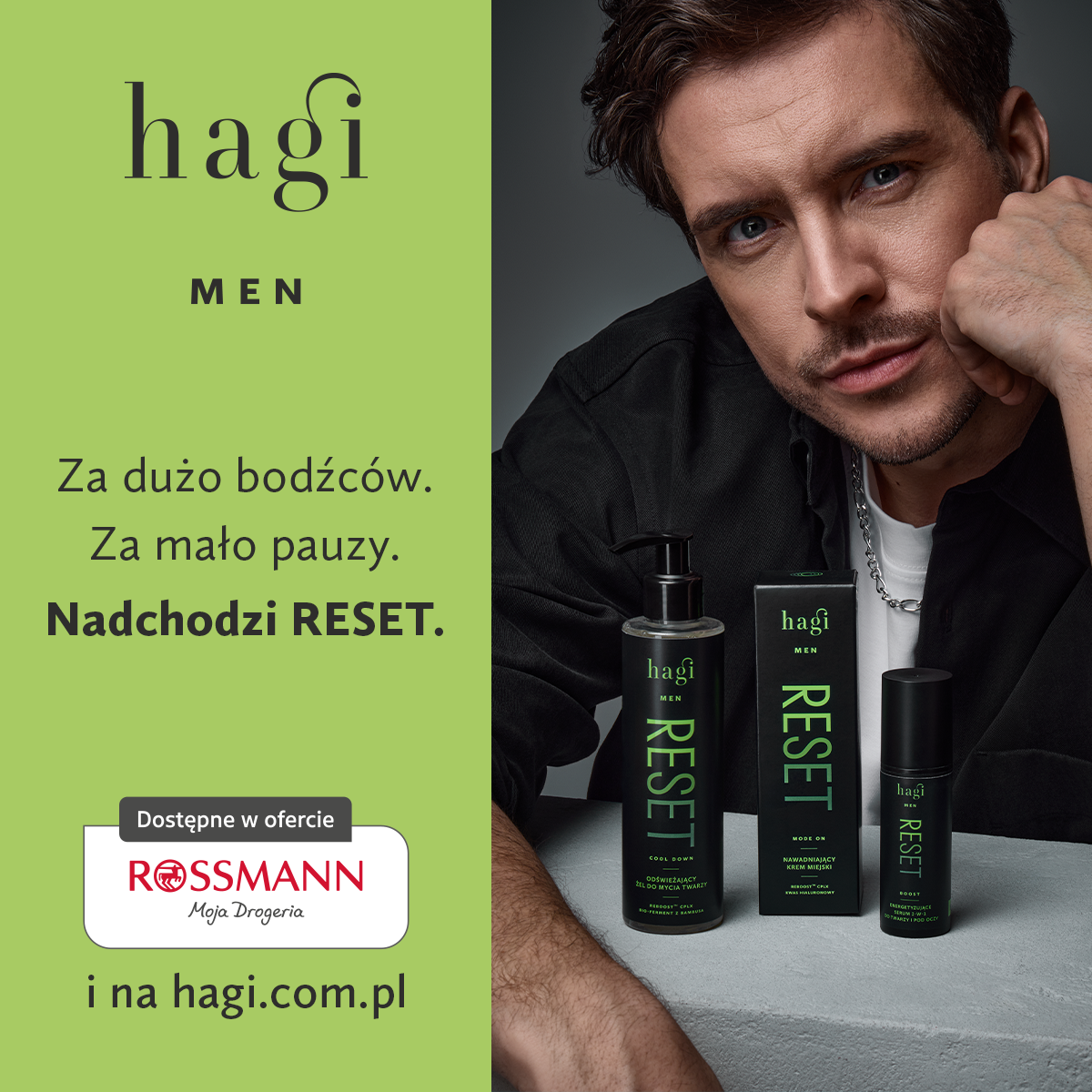 Hagi Cosmetics Facebook ad: To Twój RESET.