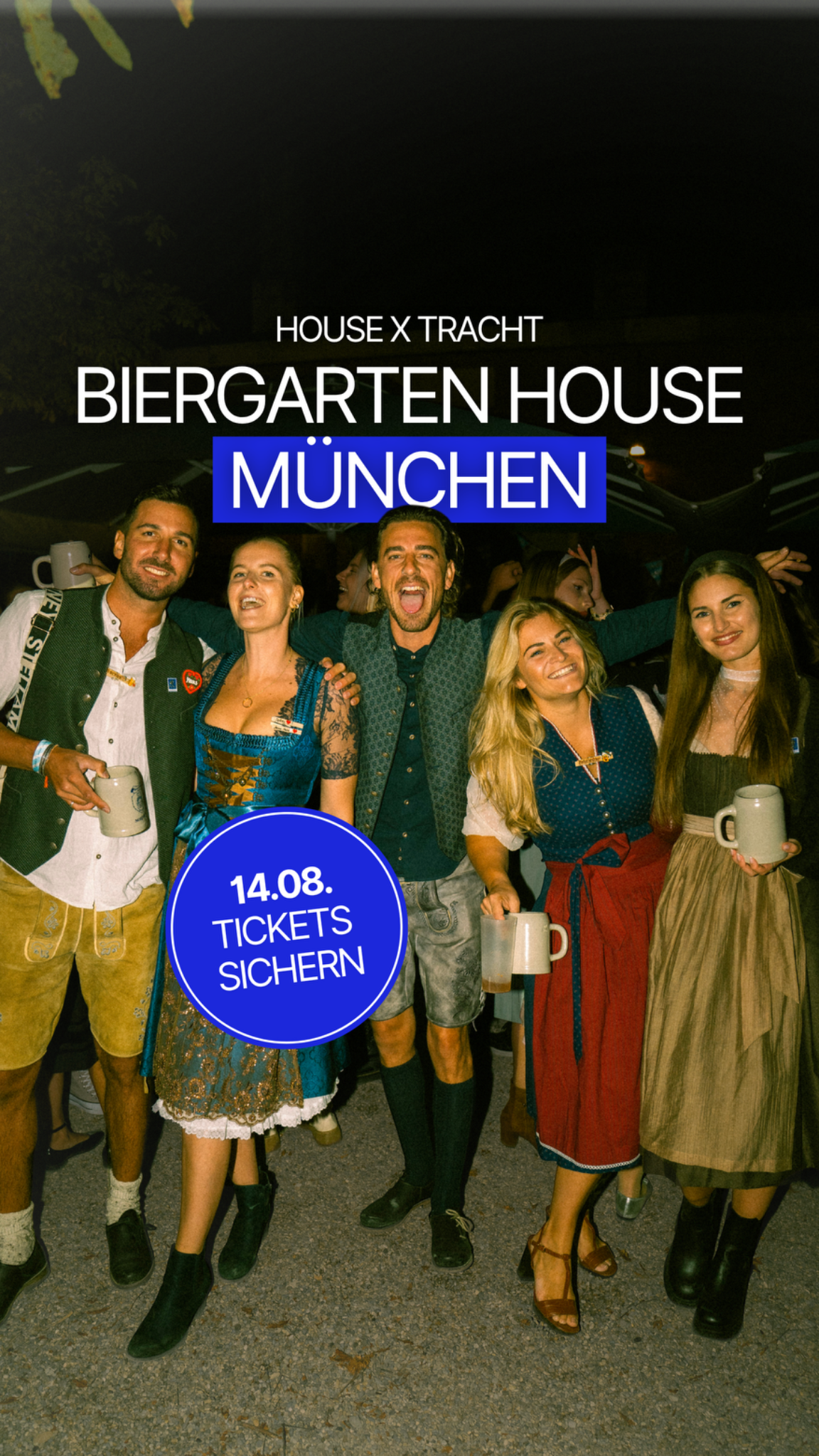 Biergarten House Facebook ad: Tickets für Biergarten House @ Olympiasee München am…