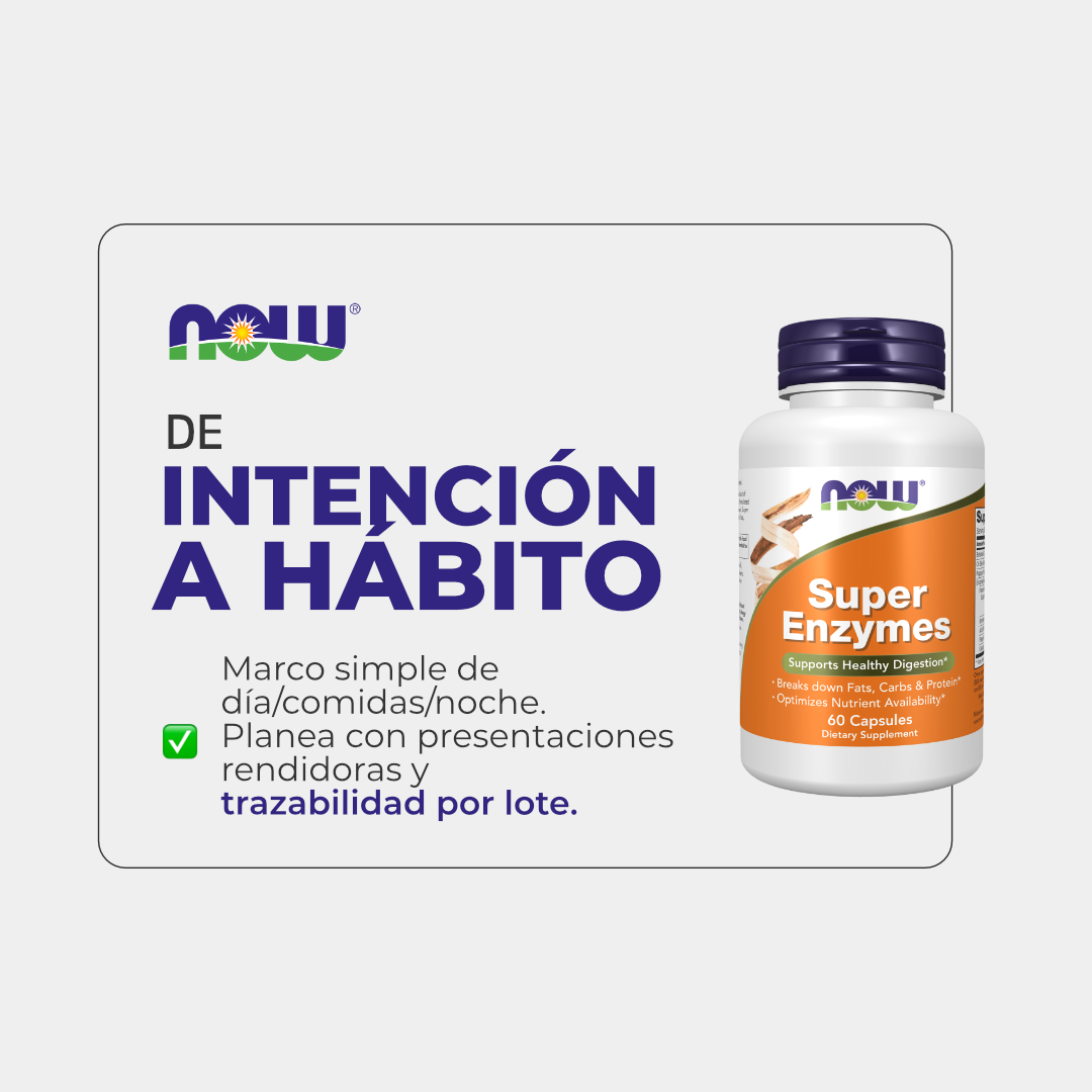 Now Foods México Facebook ad: Calidad real
