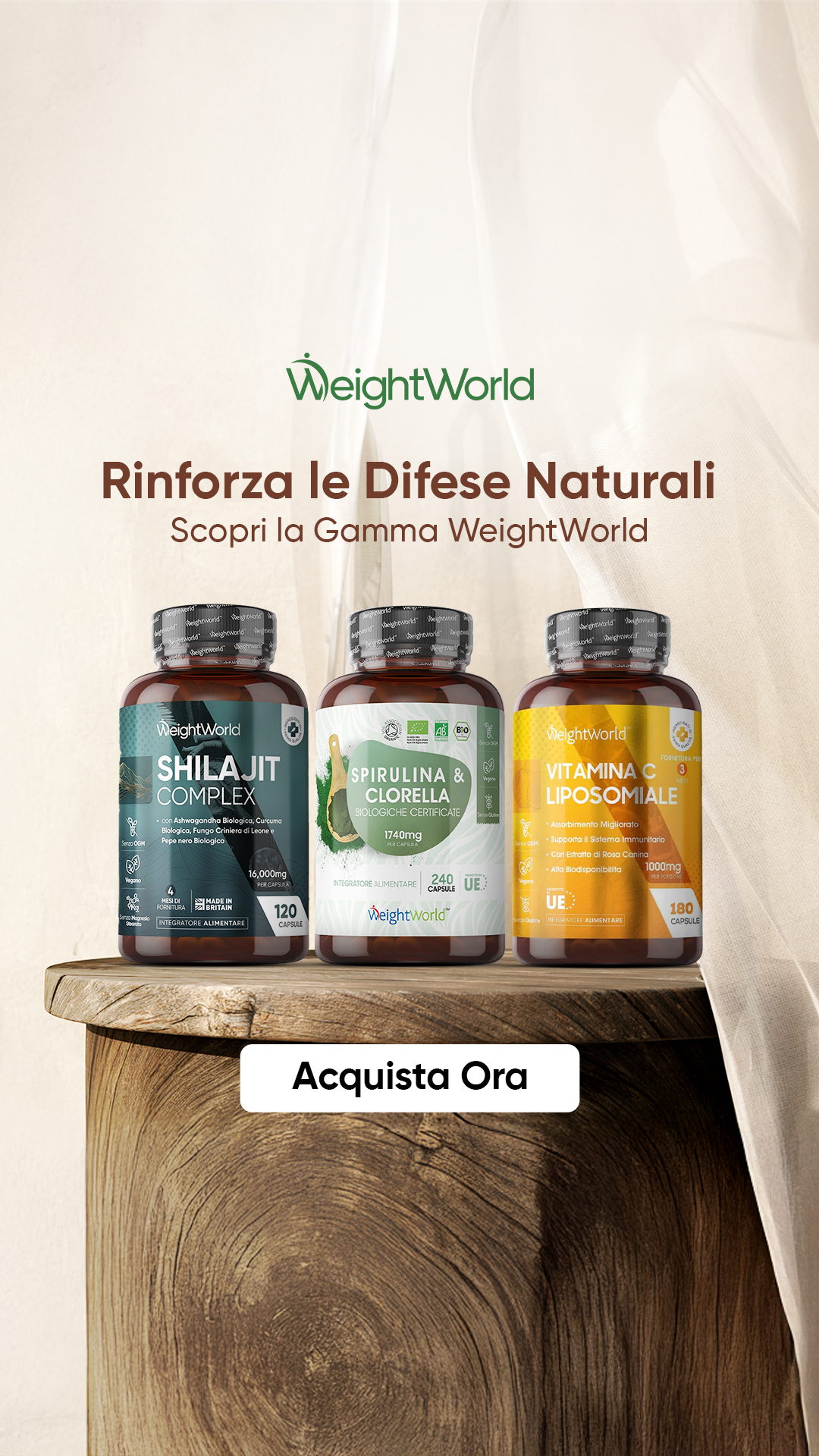 WeightWorld Italy Facebook ad