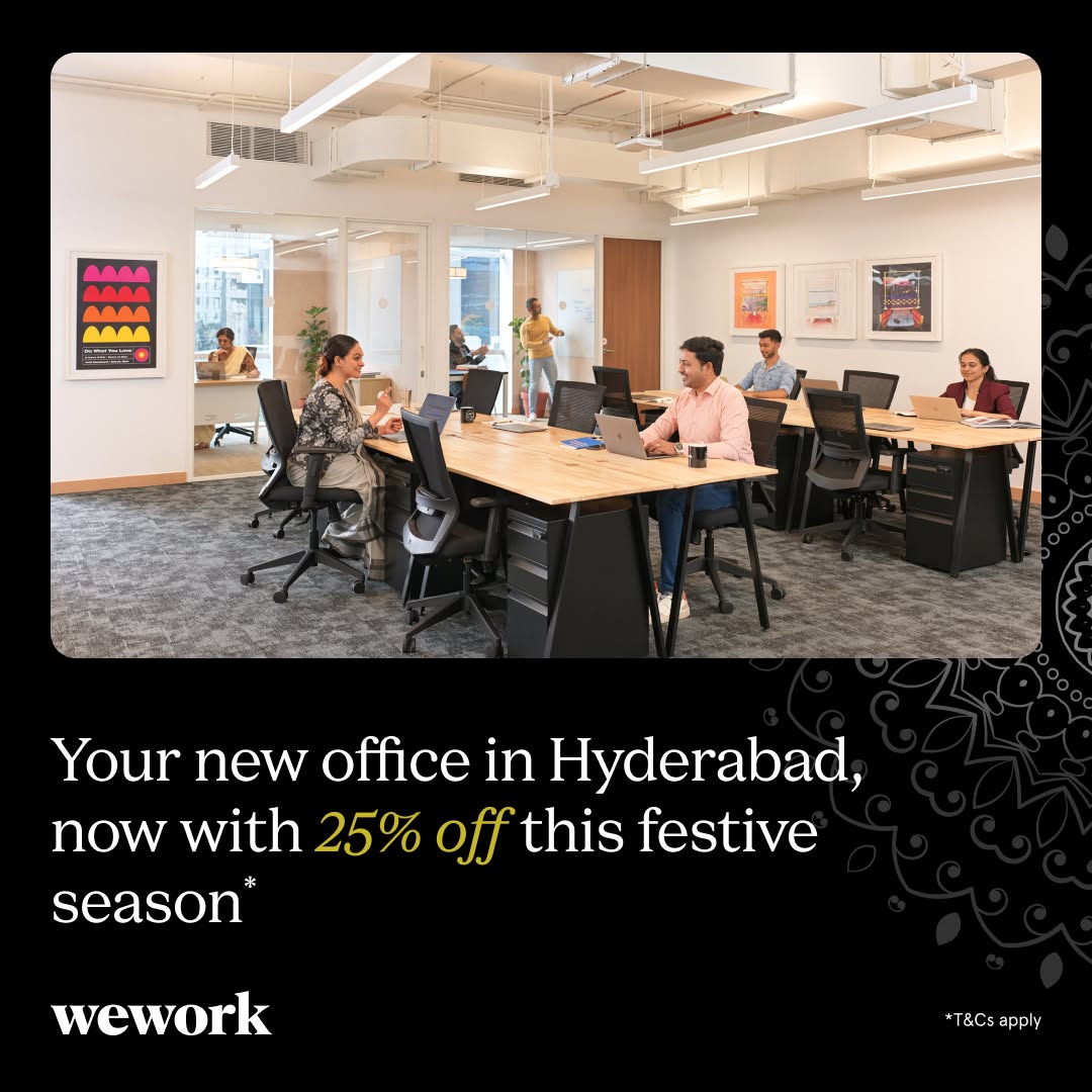 WeWork Facebook ad: Move into a ready-to-move in workspace with a…