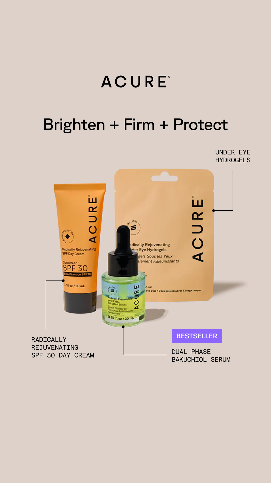 Acure Facebook ad