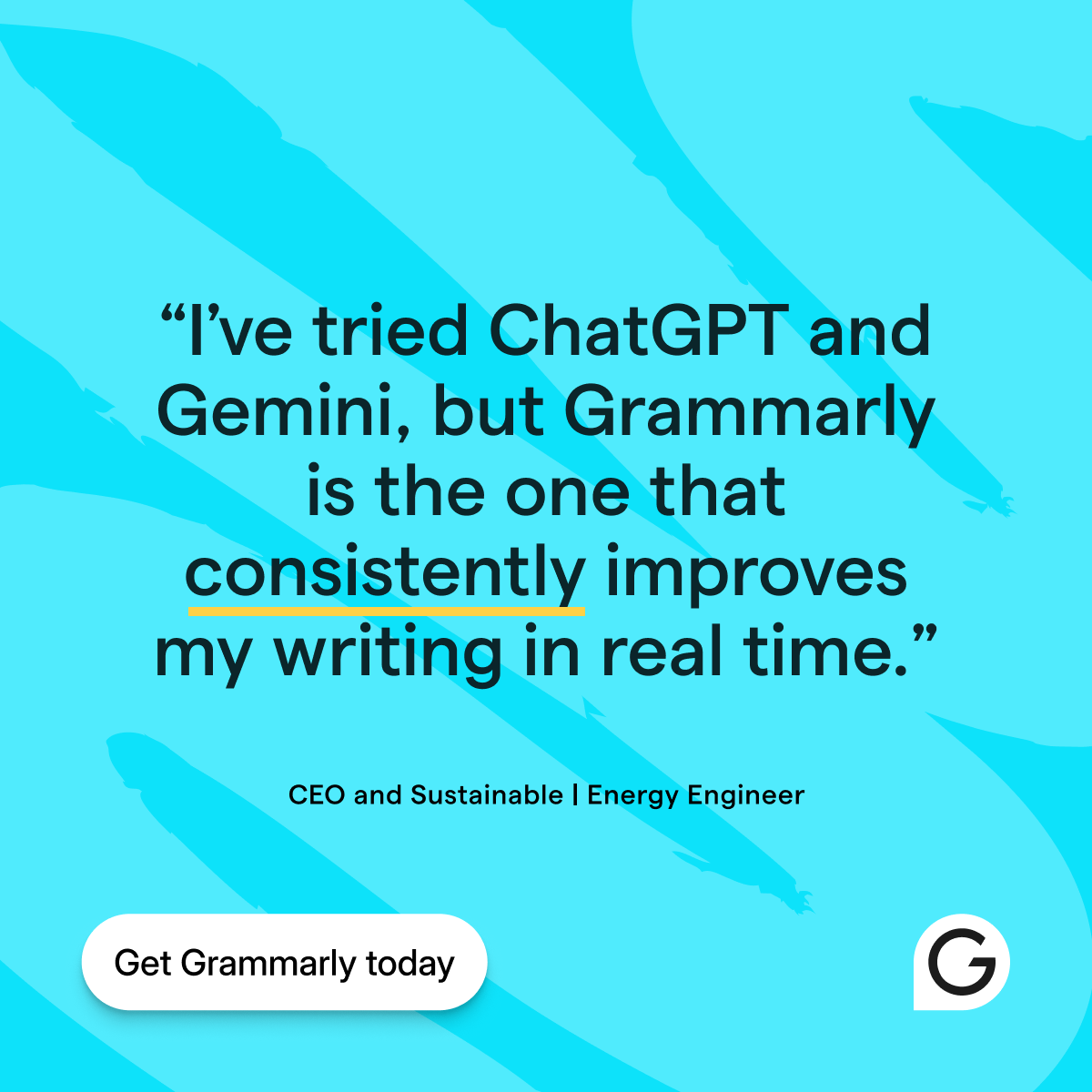 Grammarly Facebook ad
