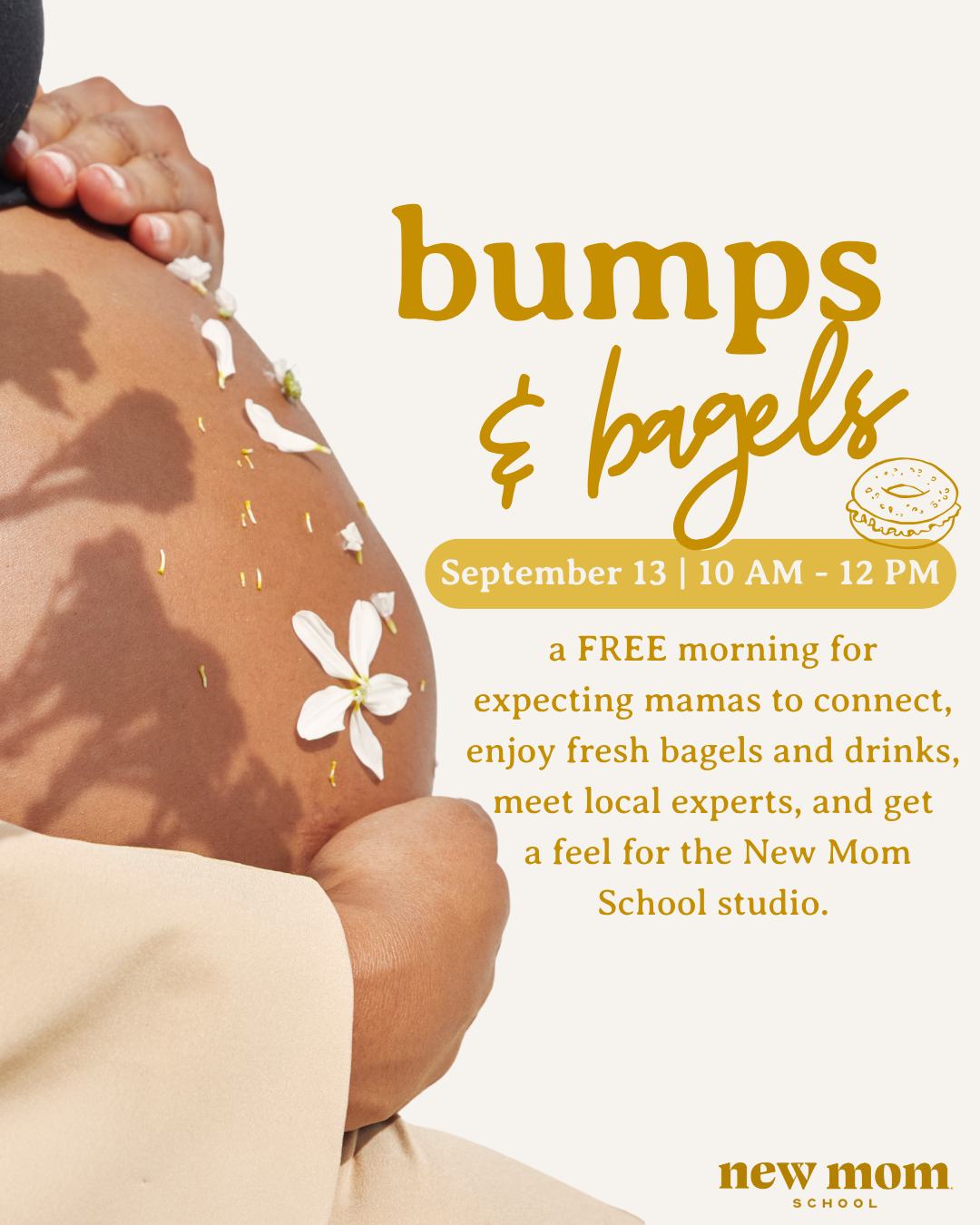 New Mom School Facebook ad from Aug 18, 2026