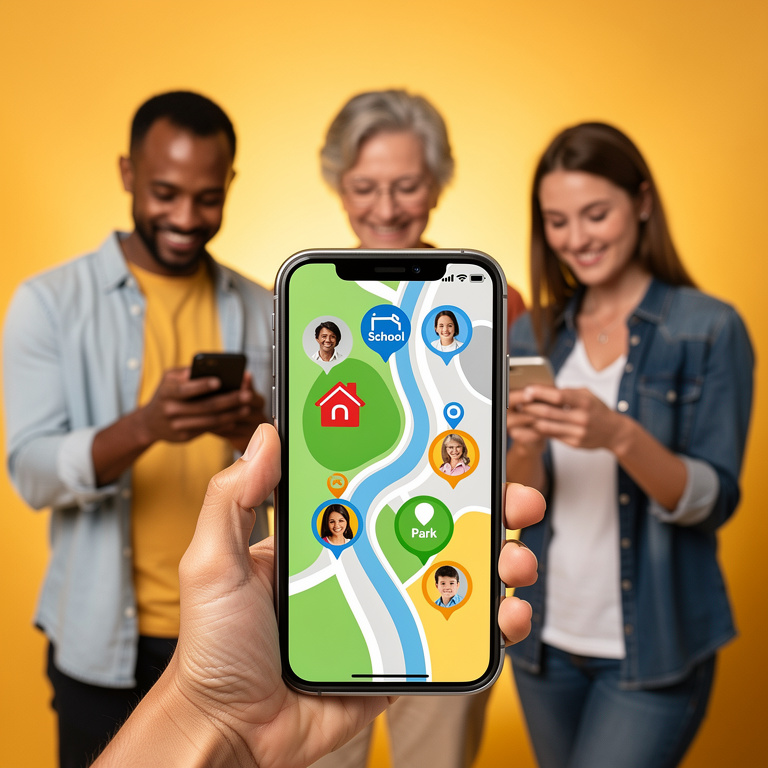 GetSearching Trend Facebook ad: Location Sharing App For Family Phones!