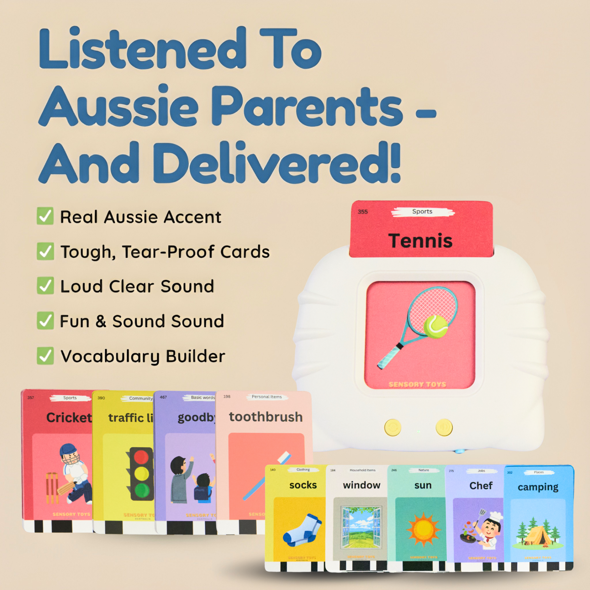 Sensory Toys Facebook ad