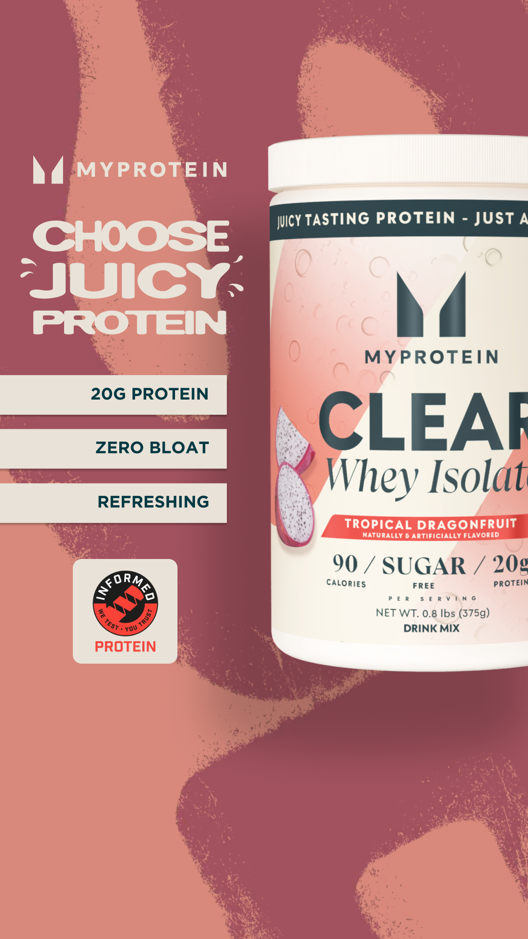 Myprotein Facebook ad