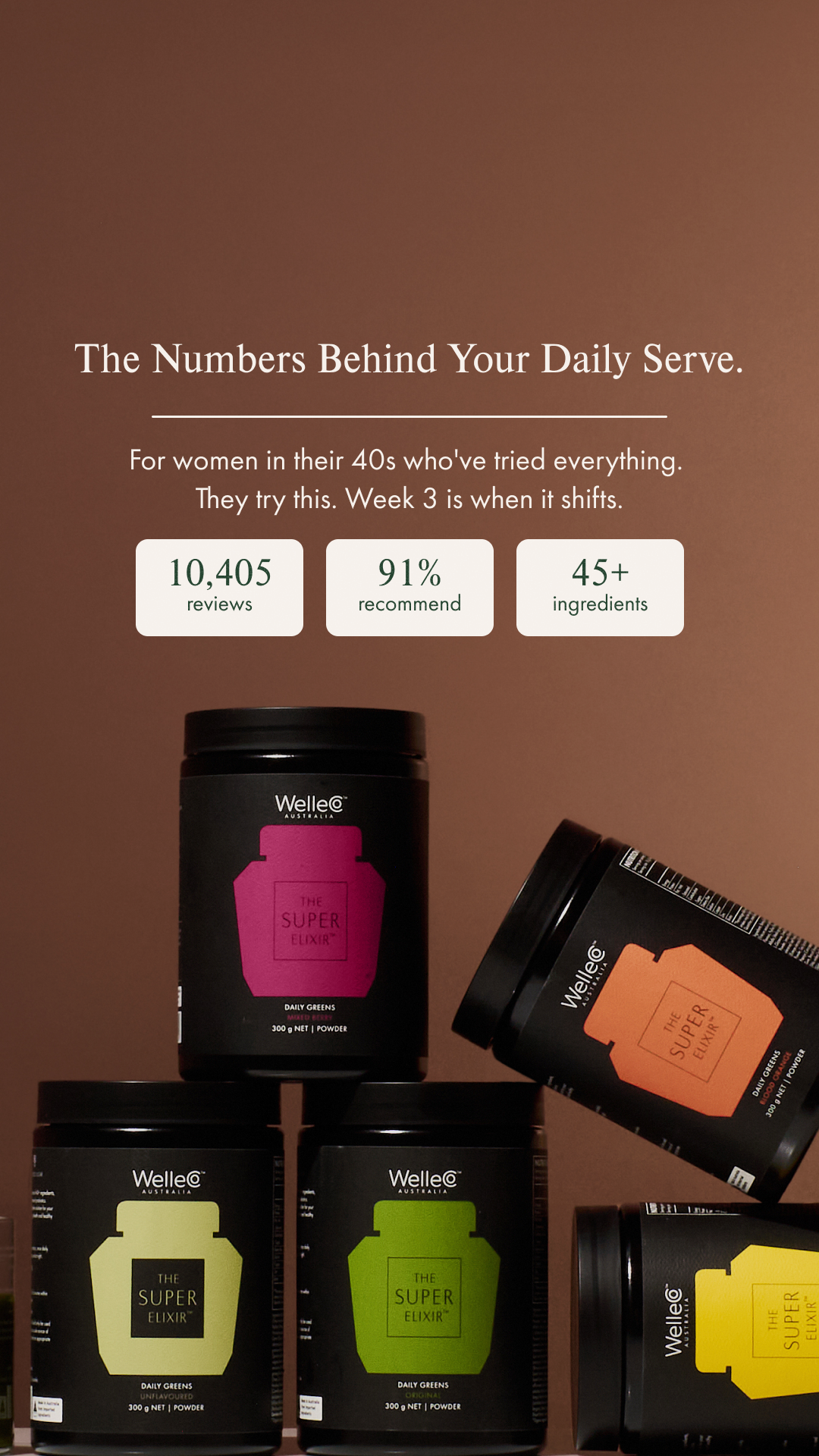 WelleCo Facebook ad