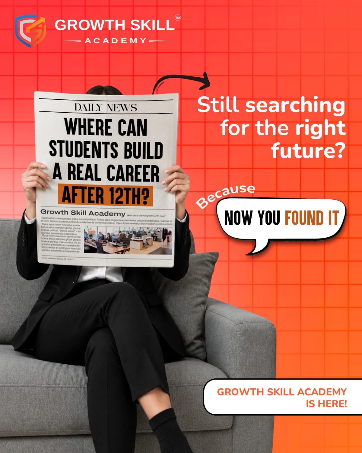 Growth Skill Academy Facebook ad
