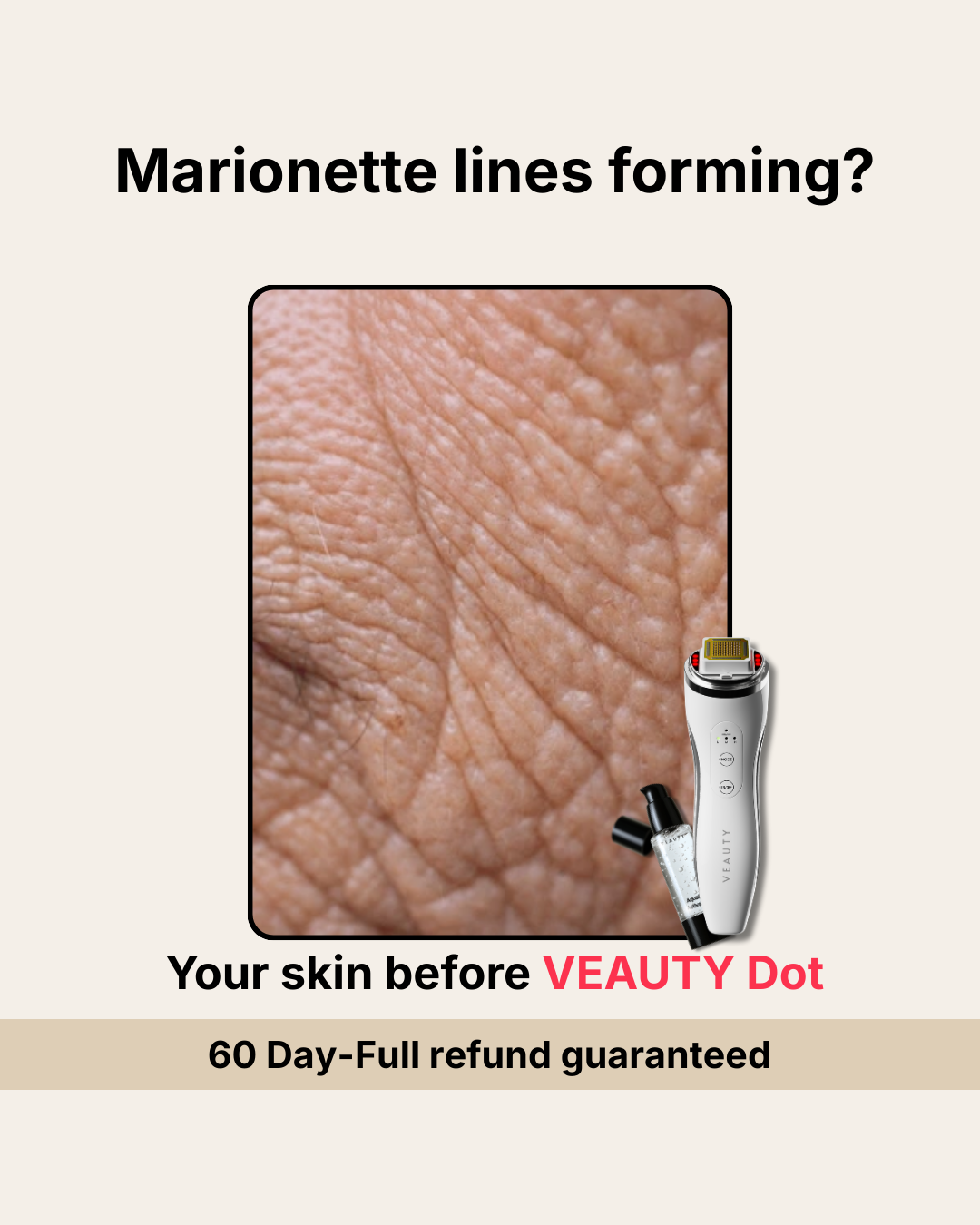 Veauty Facebook ad