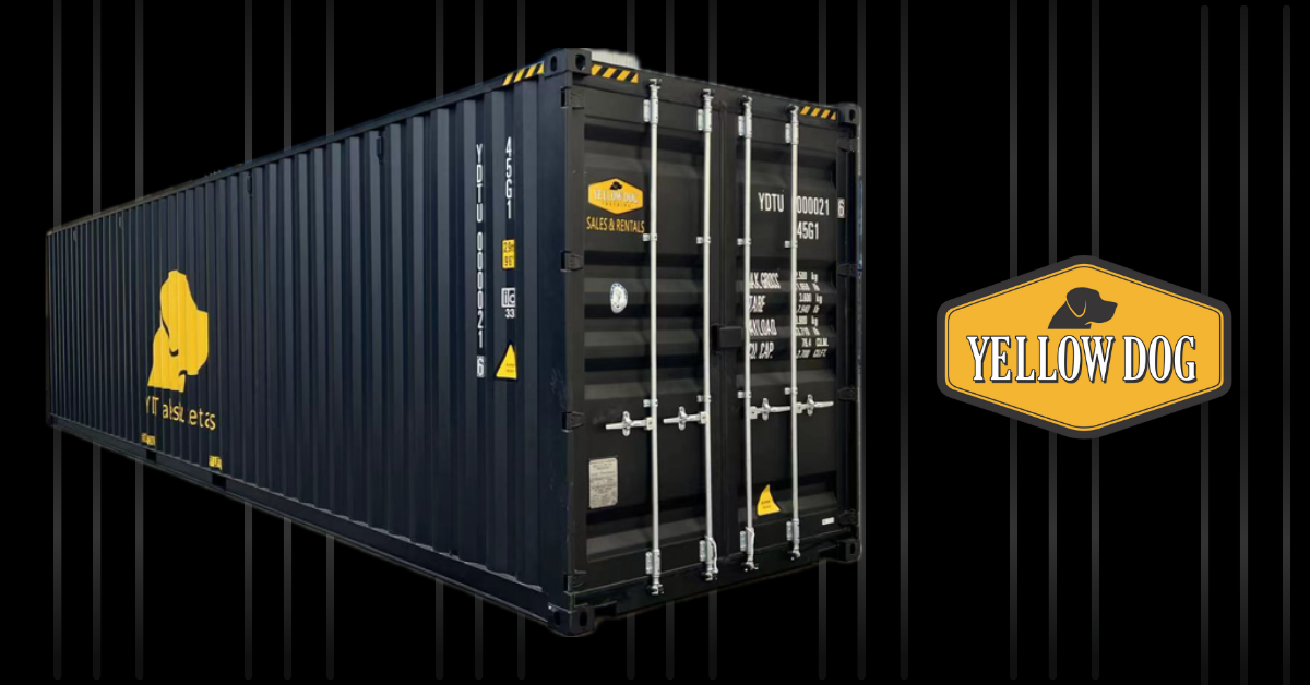 Yellow Dog Container Services Facebook ad: Reliable containers. Local expertise.