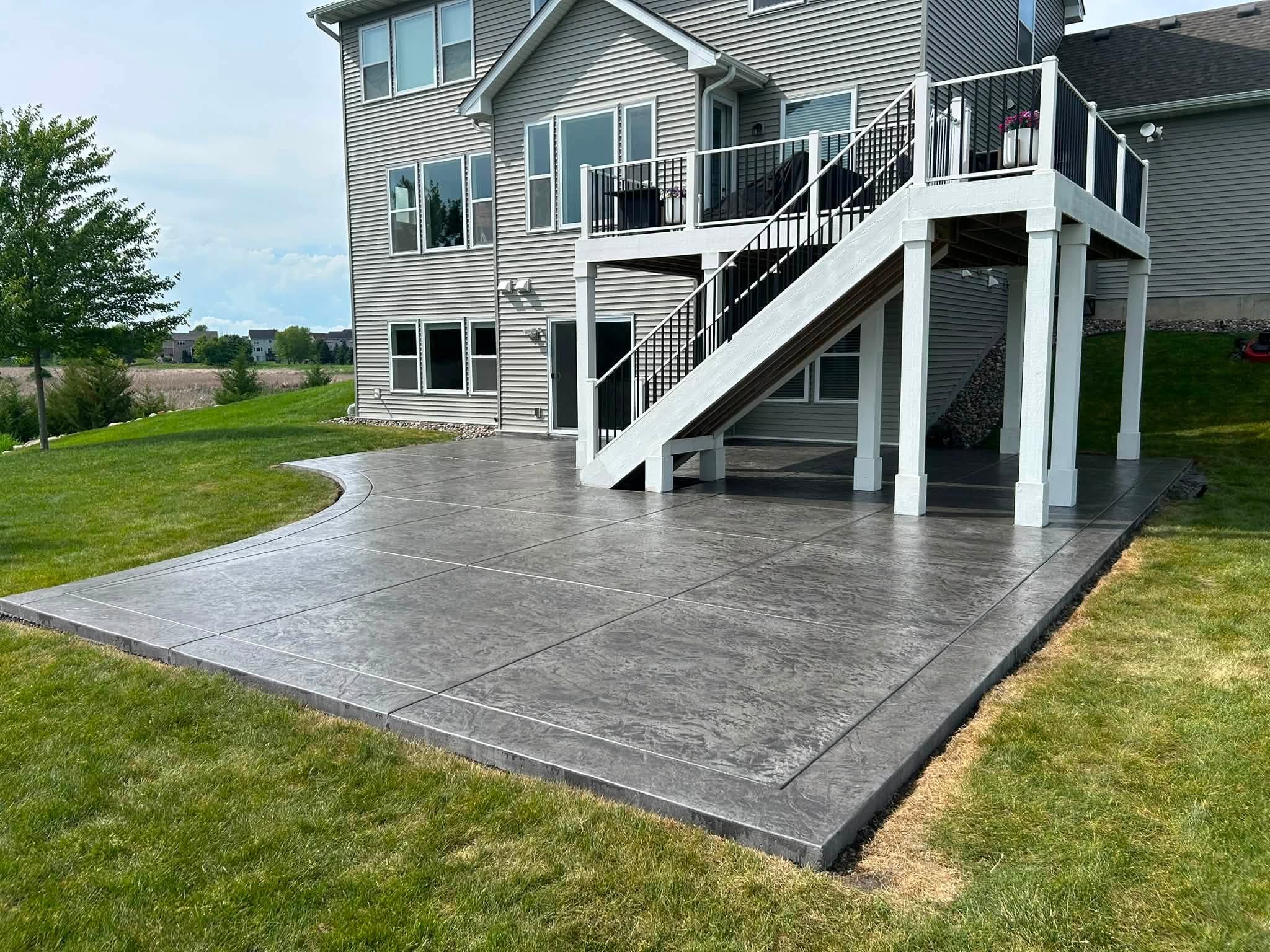 J&K Landscaping and Home Improvement Facebook ad: Looking for Professional Concrete Services?