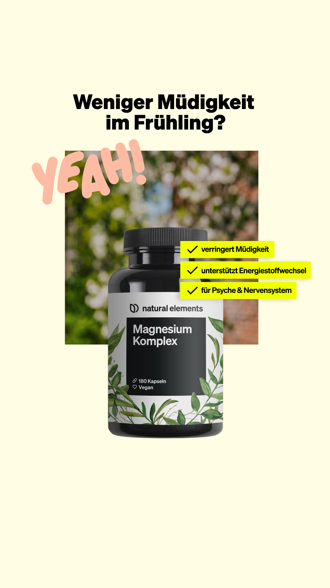 natural elements Facebook ad