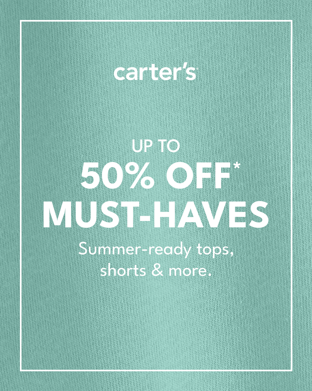Carter's Facebook ad