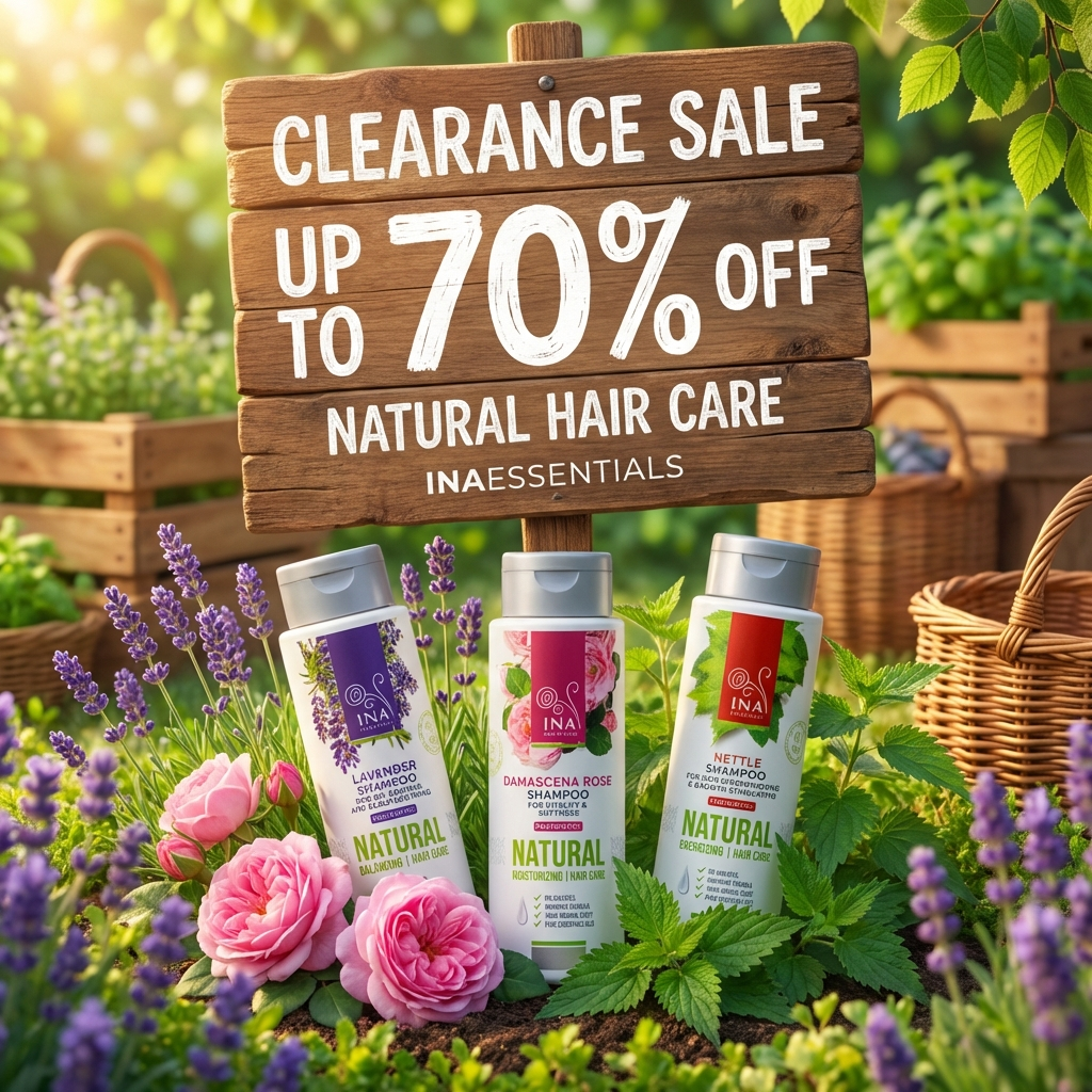 InaEssentials - Family Brand for Organic Cosmetics Facebook ad: EVERYTHING AT 70% OFF