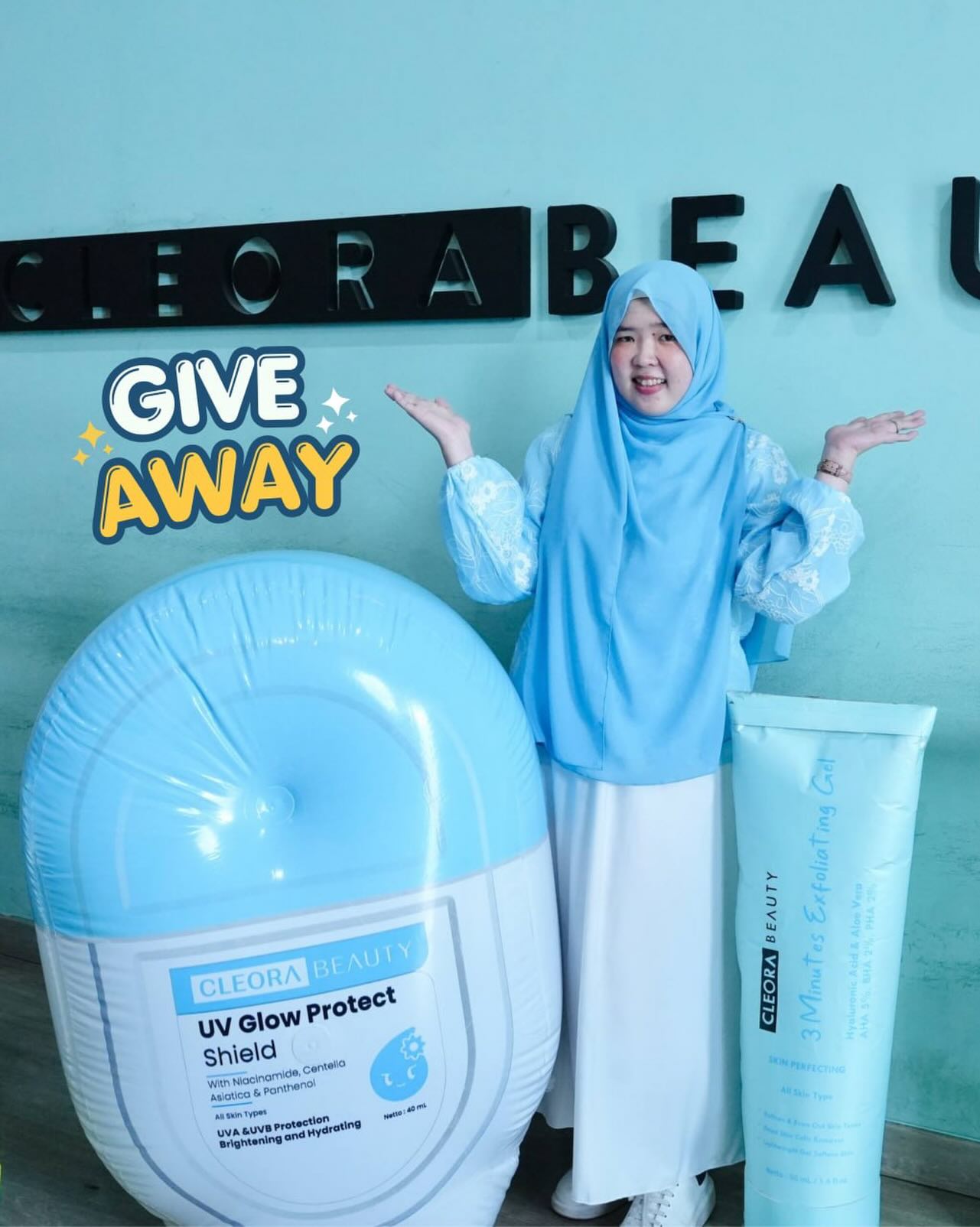 Owner Cleora Beauty Facebook ad: Raya Glow with Cleora Beauty