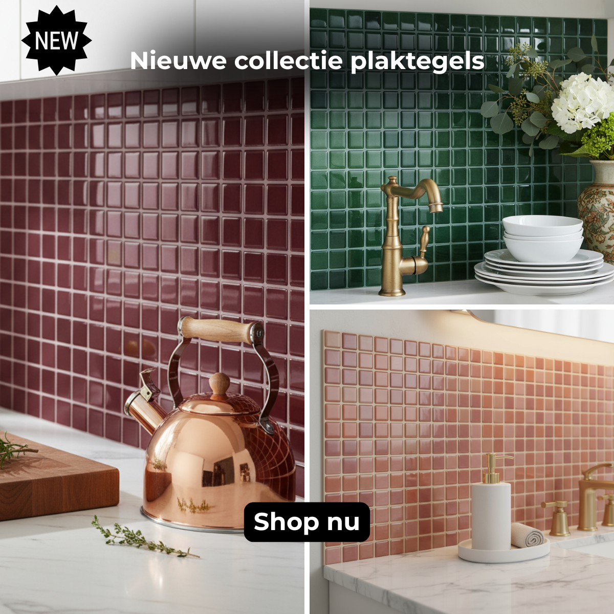 EasyTiles Facebook ad: Speciaal ontworpen voor huurders.
