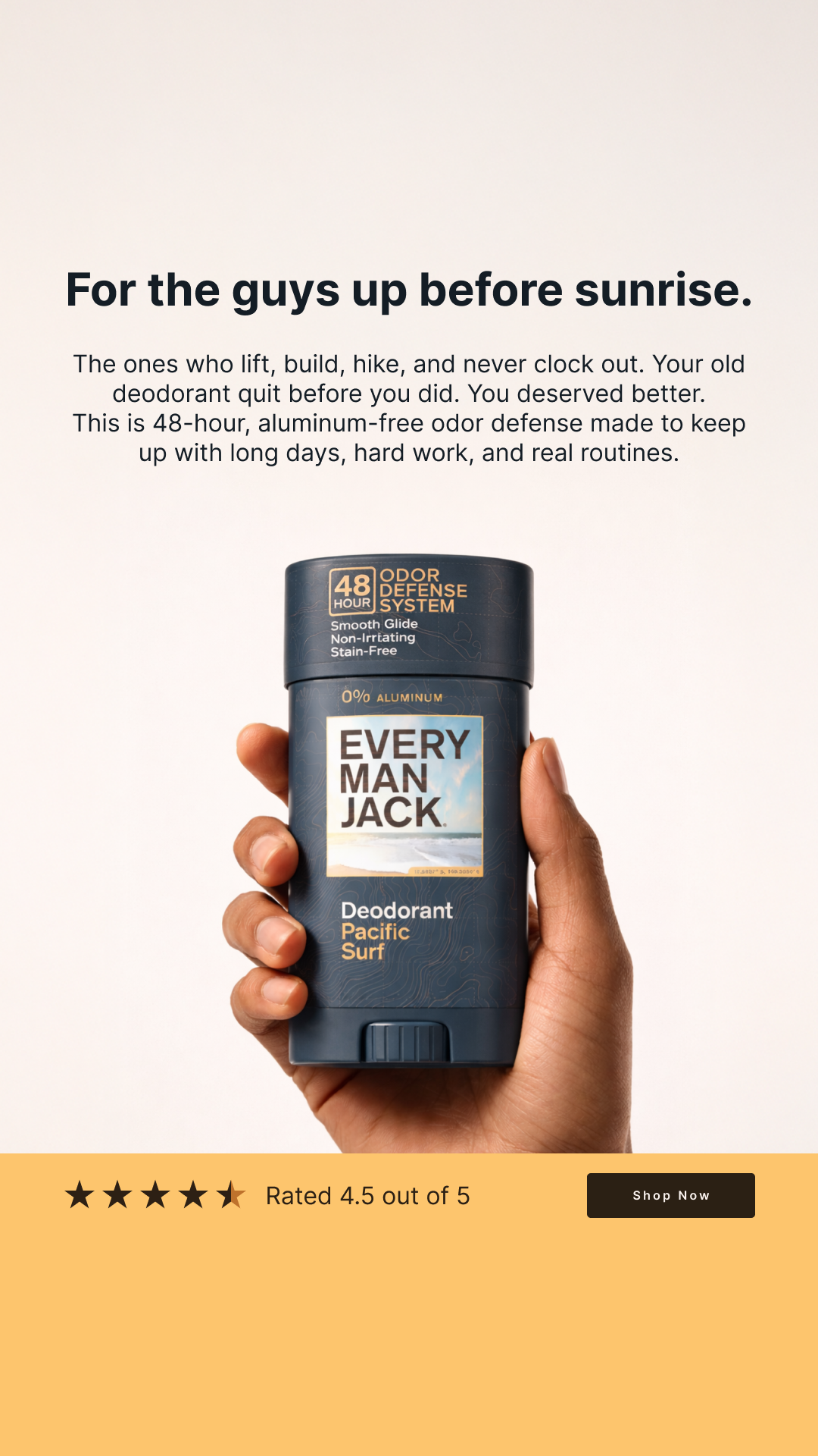 Every Man Jack Facebook ad